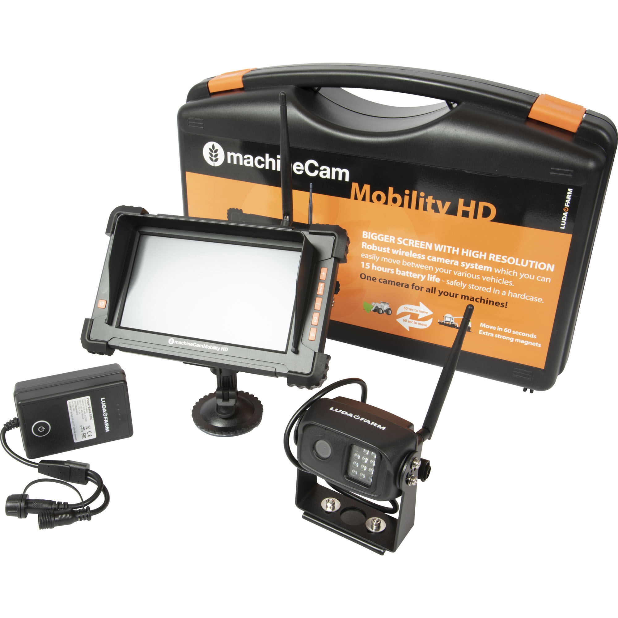 MachineCam Mobility HD, wireless, mit Monitor und Kamera