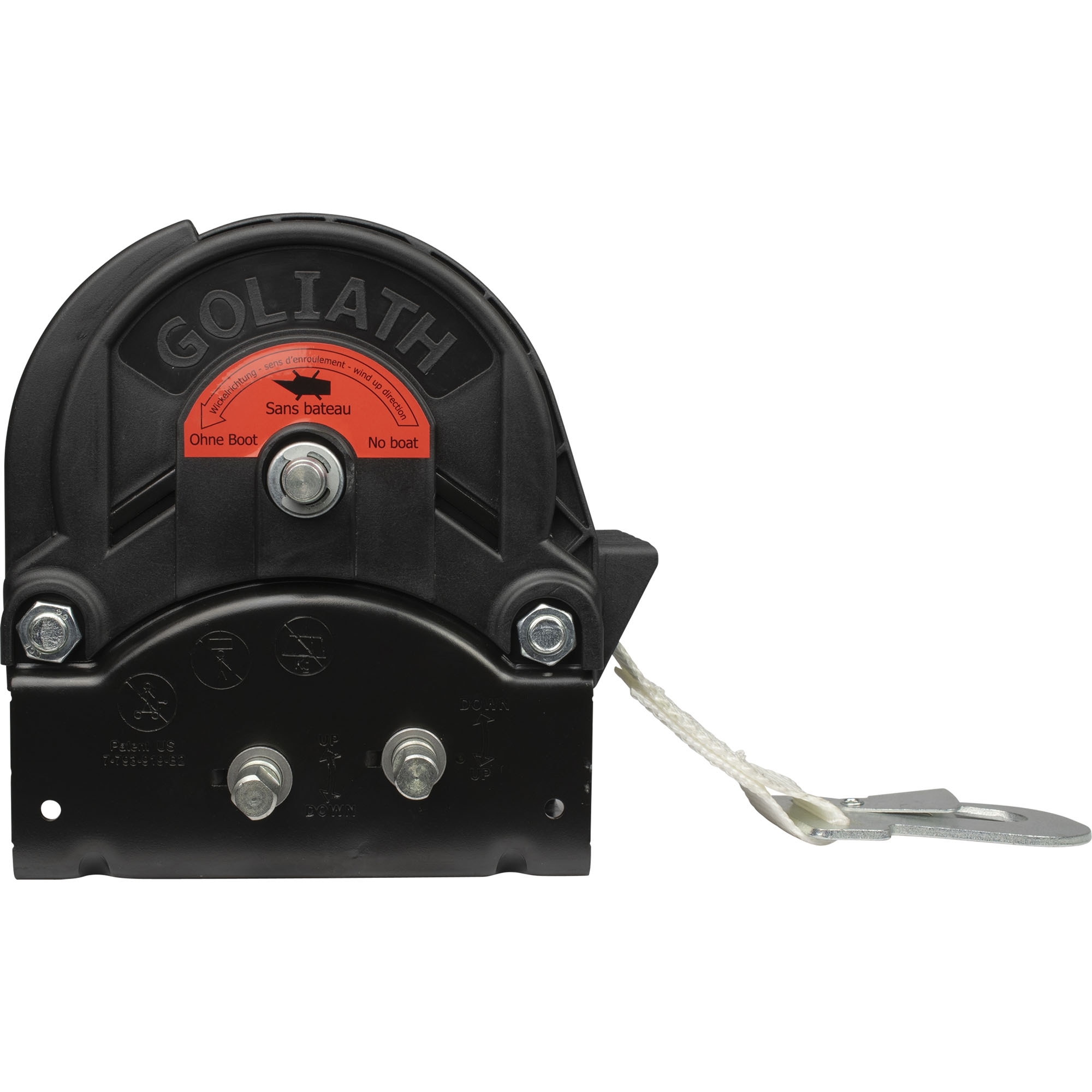 Handseilwinde, TS1200, 1200 kg, Band 8 m
