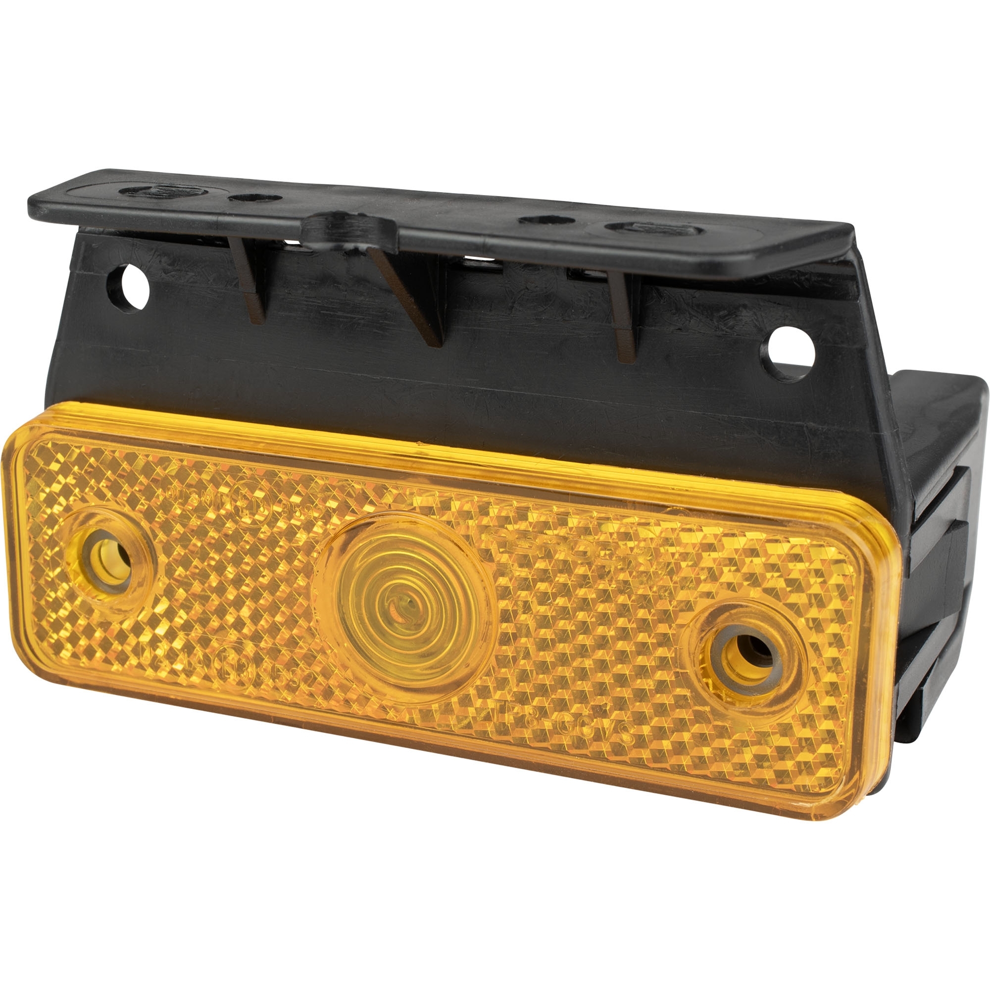 Seitenmarkierungsleuchte Aspöck Sidepoint, gelb, Winkelhalter 90°