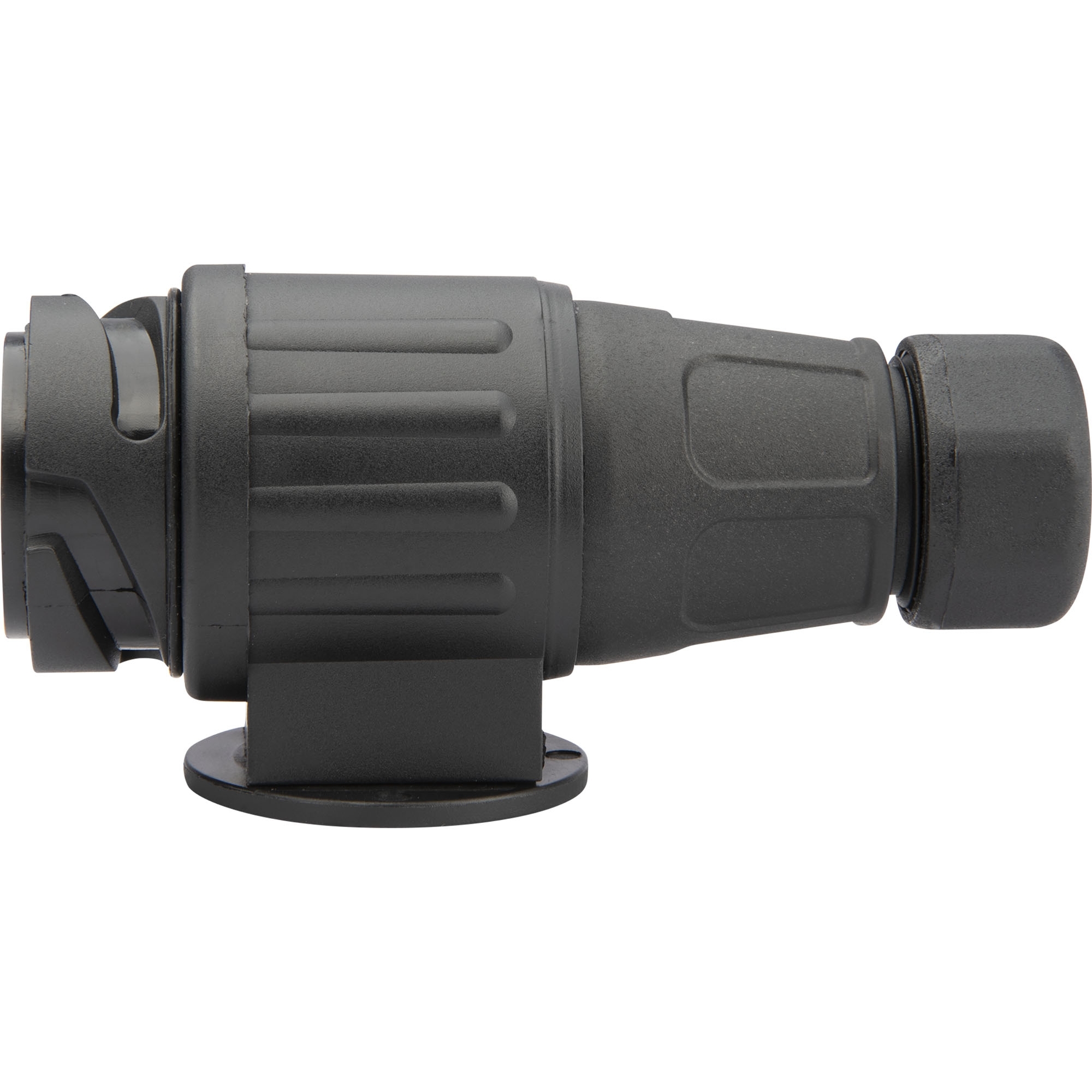 Stecker 13-polig, 12V, Kunststoff, drehbar, mit Magnethalter