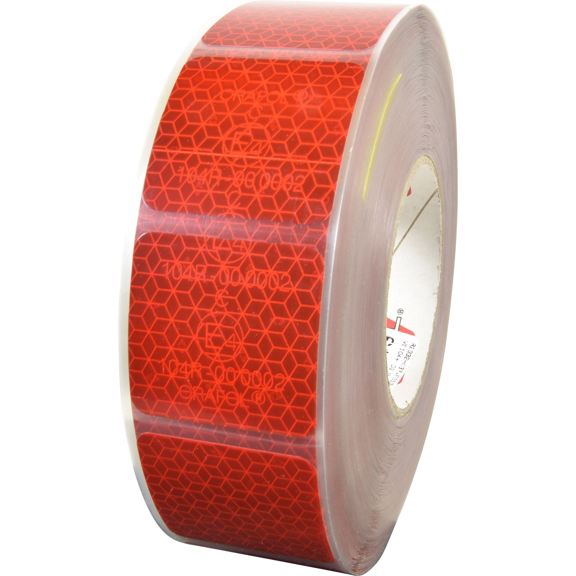 Warnmarkierungssegmente Orafol, L 50 m, rot