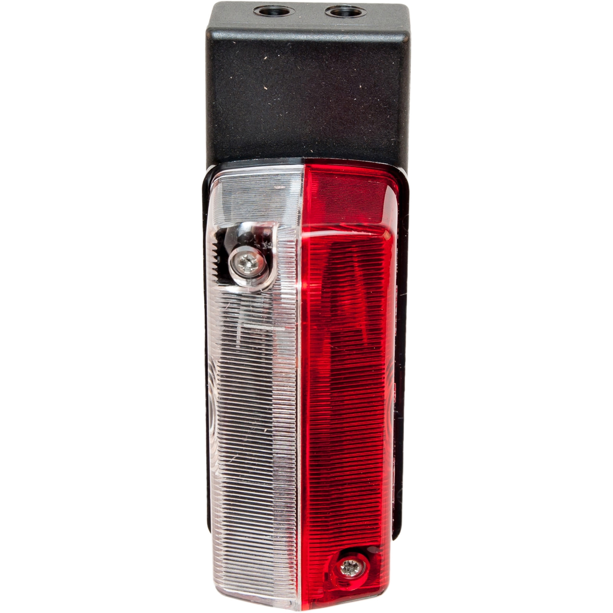 Begrenzungsleuchte rot/weiß mit Gummipendel