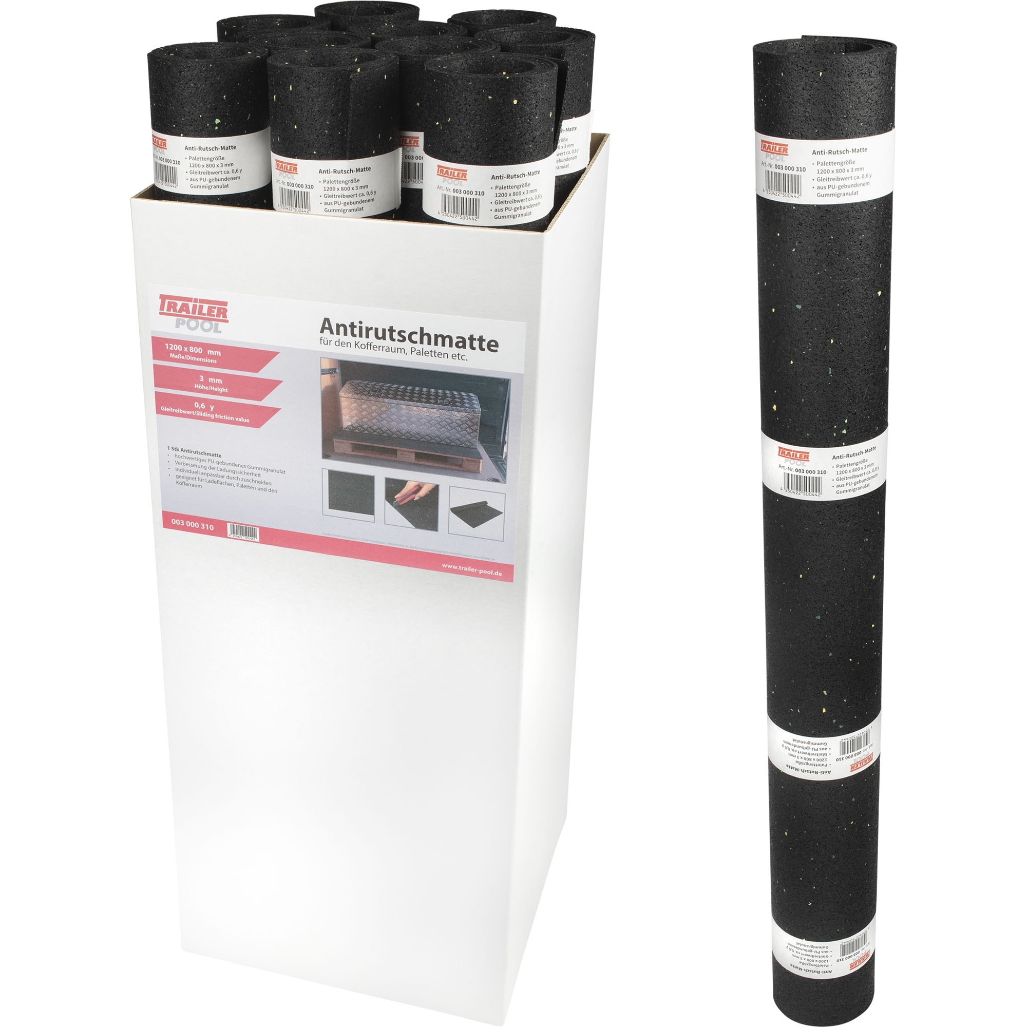 Antirutschmatten-Display, Inhalt 10 Stück