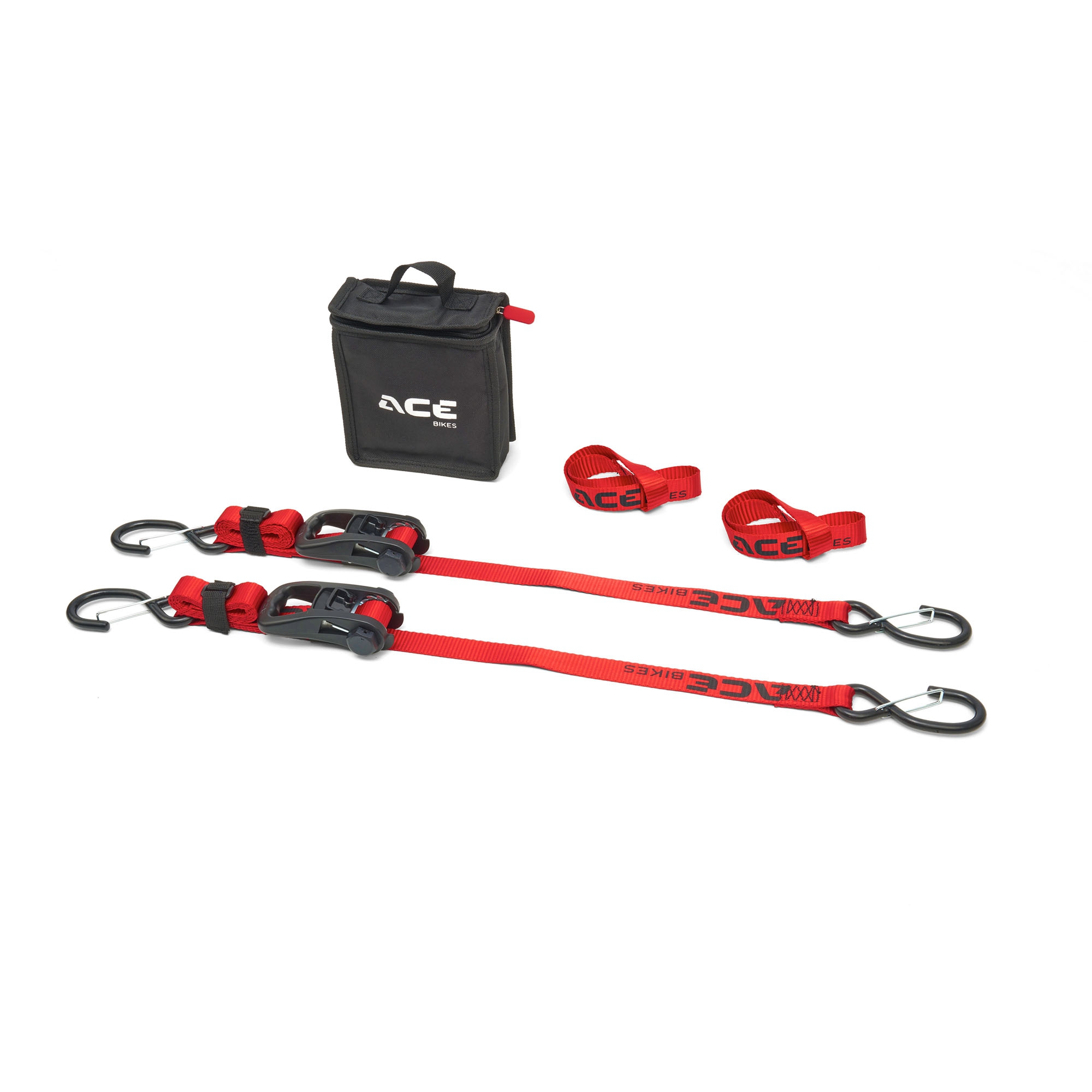 Motorrad-Zurrgurt-Set, ACEBIKES , L 1400 mm, LC 350 daN Motorrad-Zurrgurt-Set, ACEBIKES , L 1400 mm, LC 350 daN