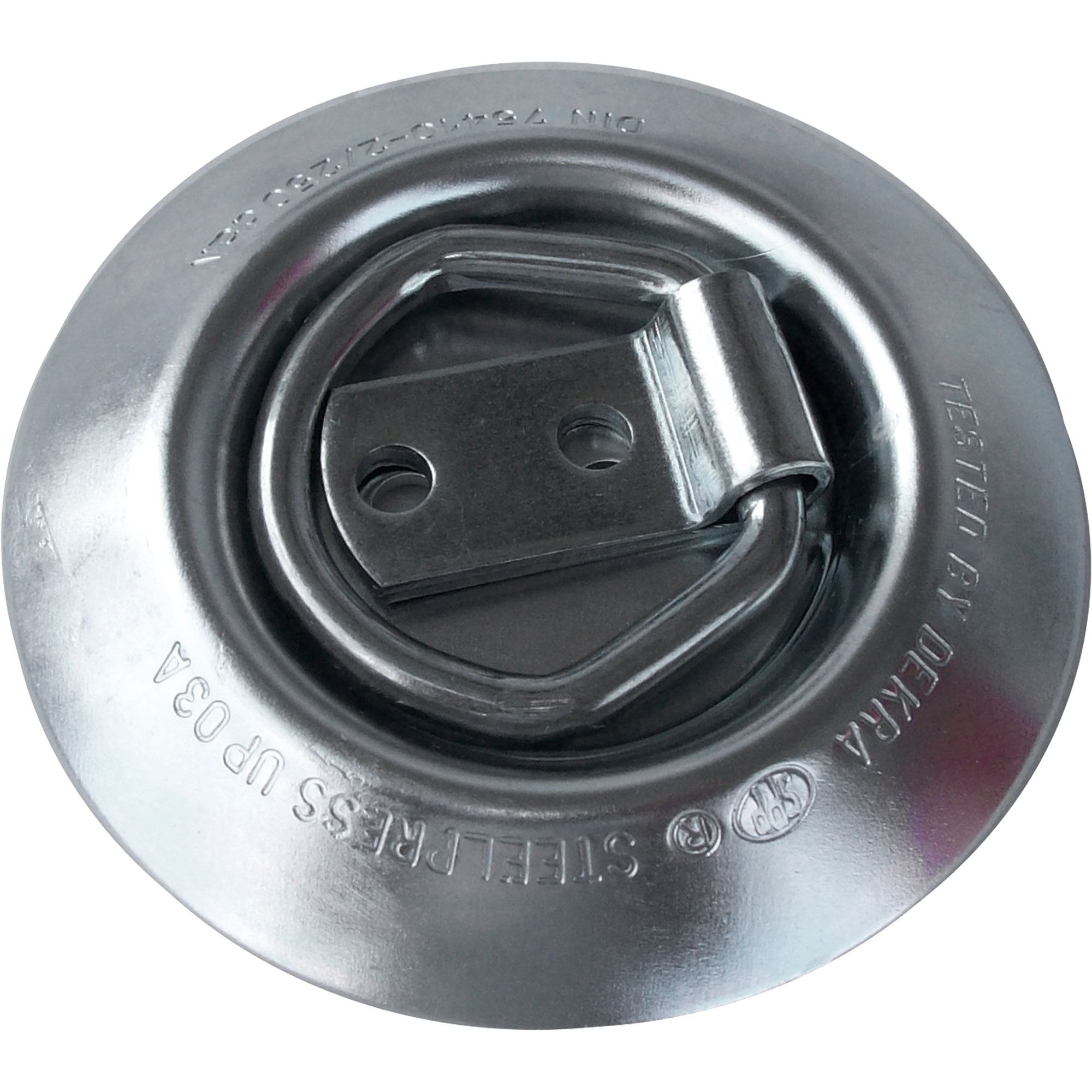 Zurrmulde Aufbau Tellerform, 250 daN, Höhe 13 mm