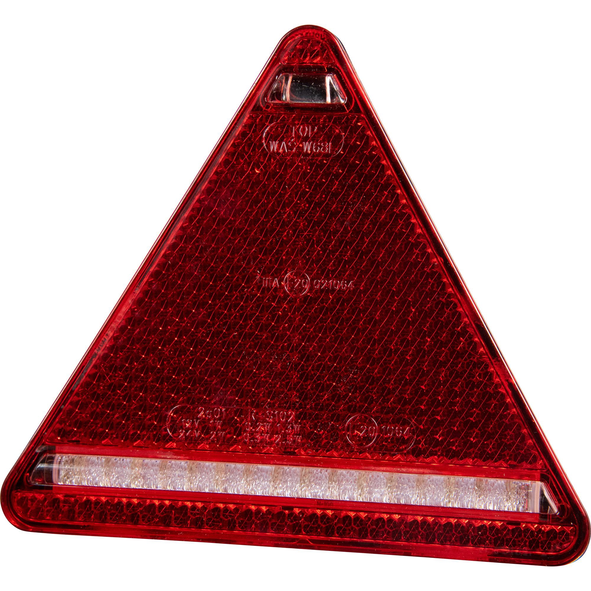 Dreieckrückleuchte LED, links, 12-24 V, mit KZL
