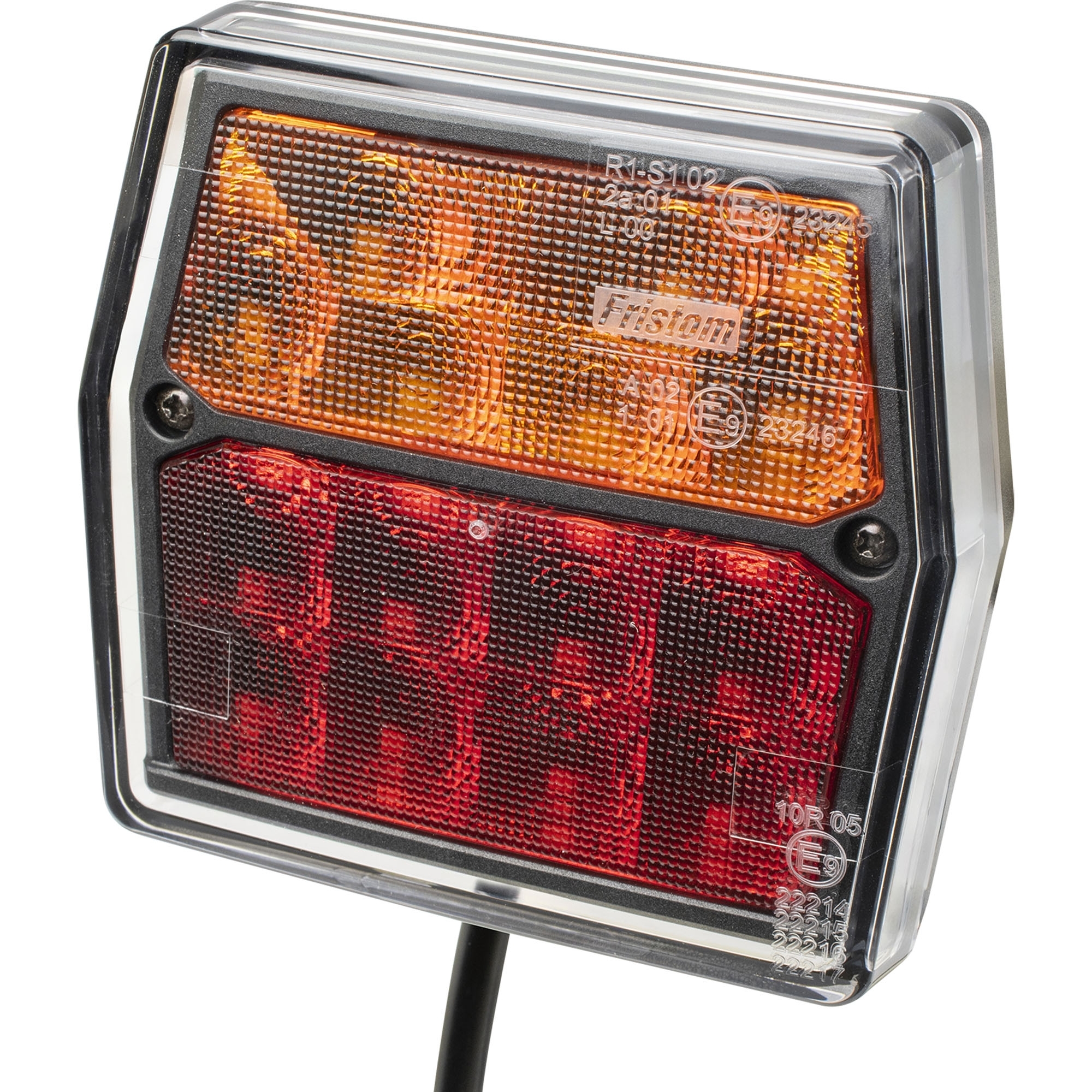 3-Kammer-Leuchte LED, links + rechts, 12 – 15 V, 2,4 W, Dark Version