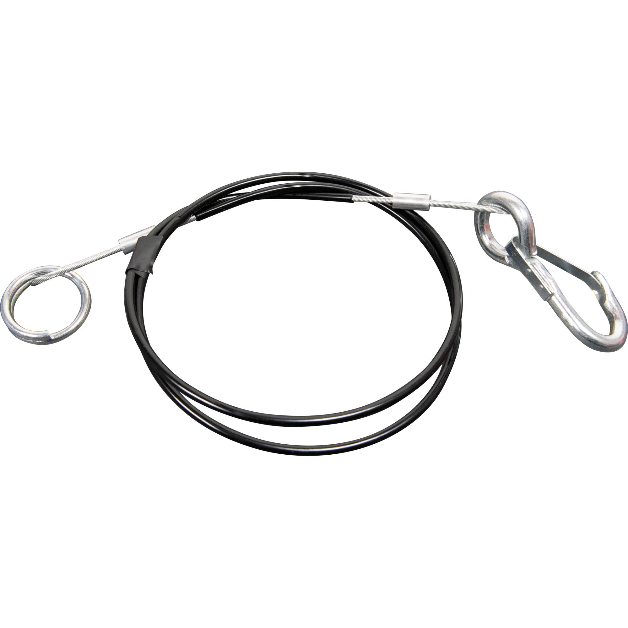 Abreißseil mit Ring, Länge 1000 mm, schwarz Abreißseil mit Ring, Länge 1000 mm, schwarz