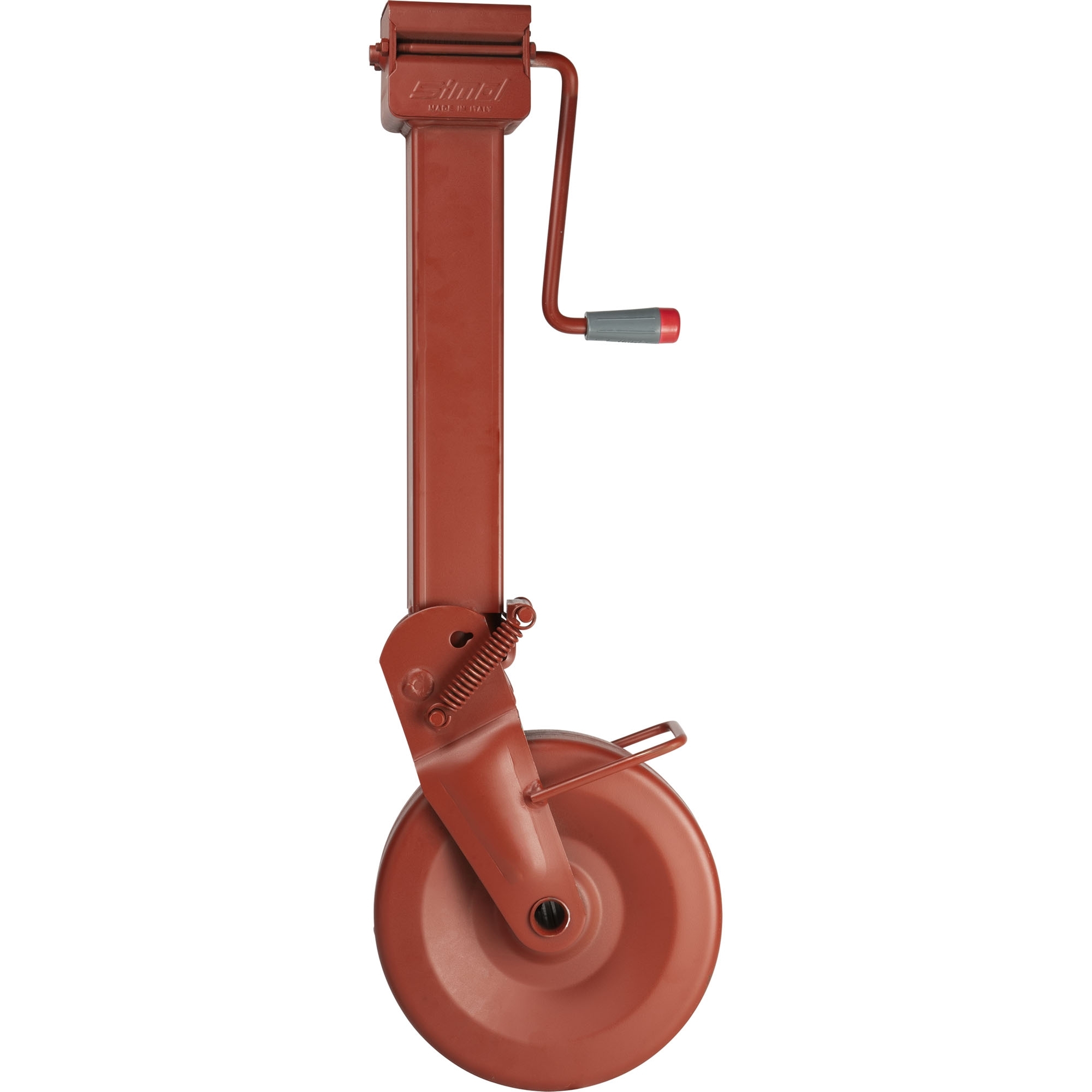 Stahl-Stützrad 80 mm vierkant, Stützlast 1900 kg