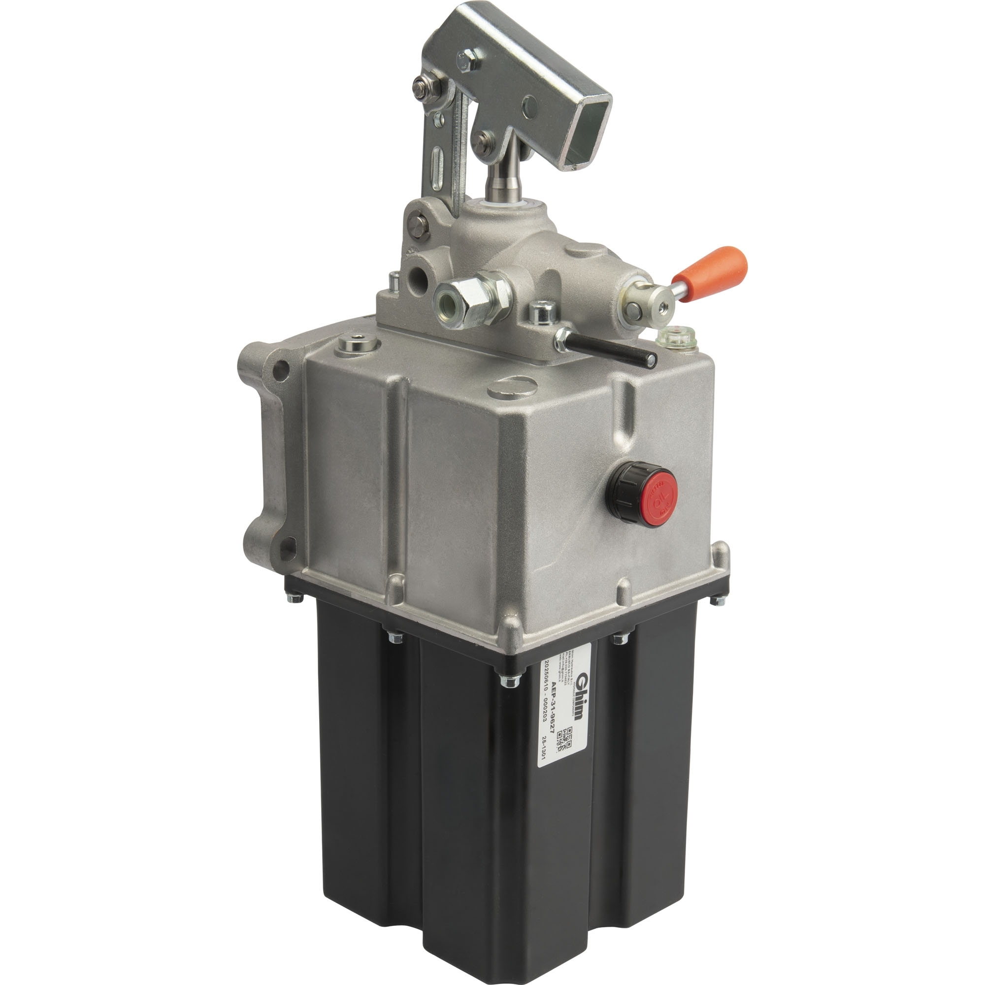 Hydraulische Handpumpe, doppelhub, Aluminium-Geh.
