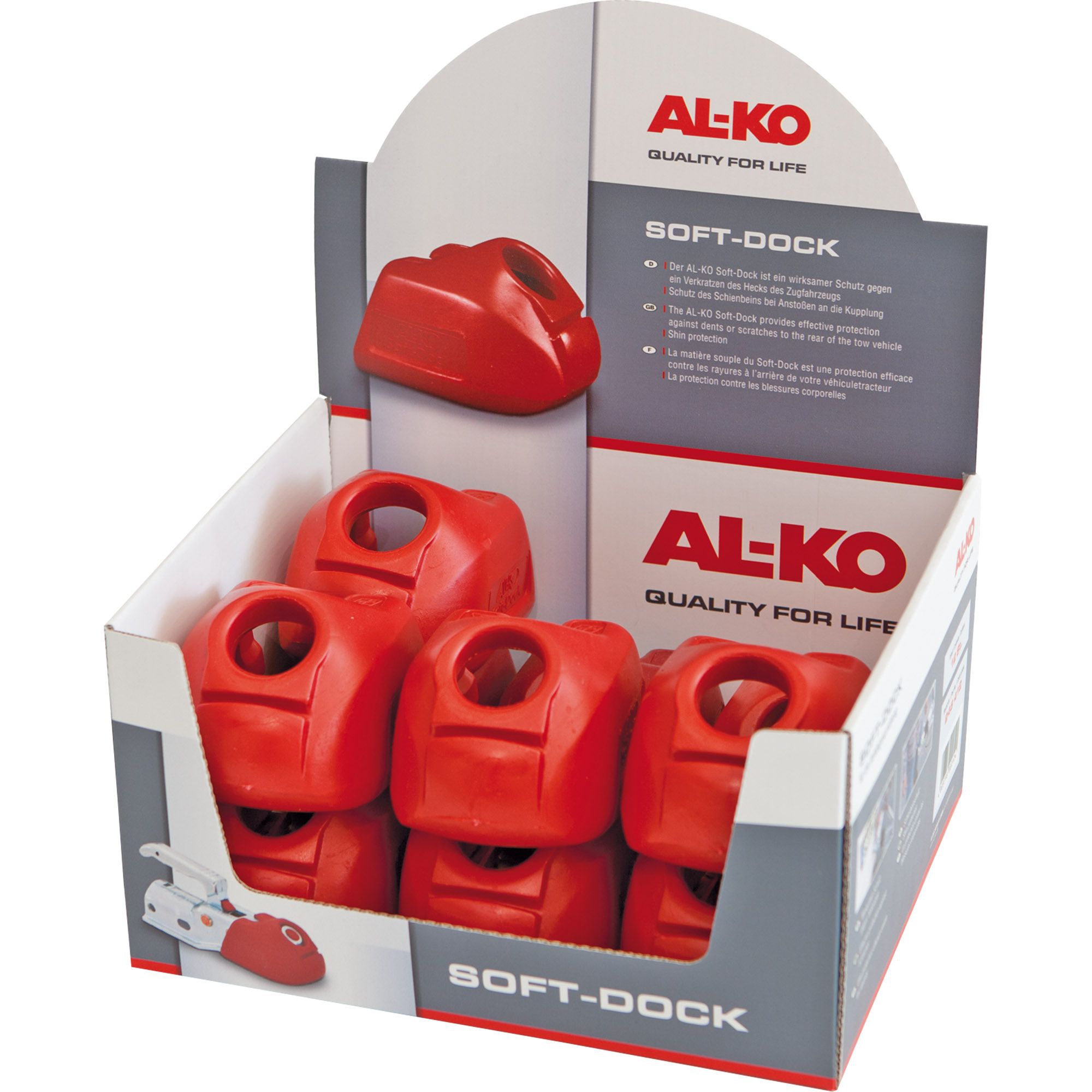 Soft-Dock Thekendisplay, Feuerrot, 12 Stück