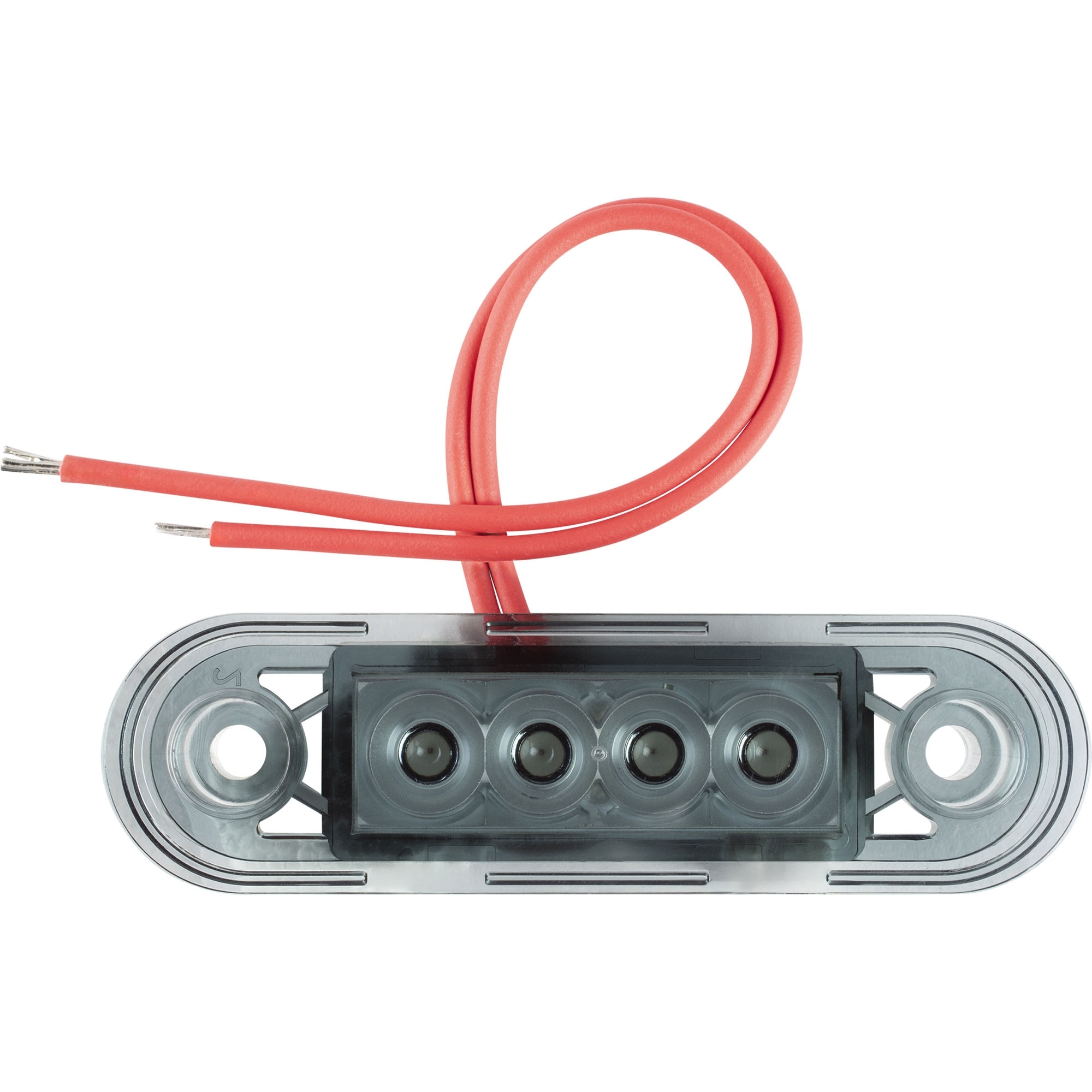 Begrenzungsleuchte LED, rot, 12-36 V, DARK Version