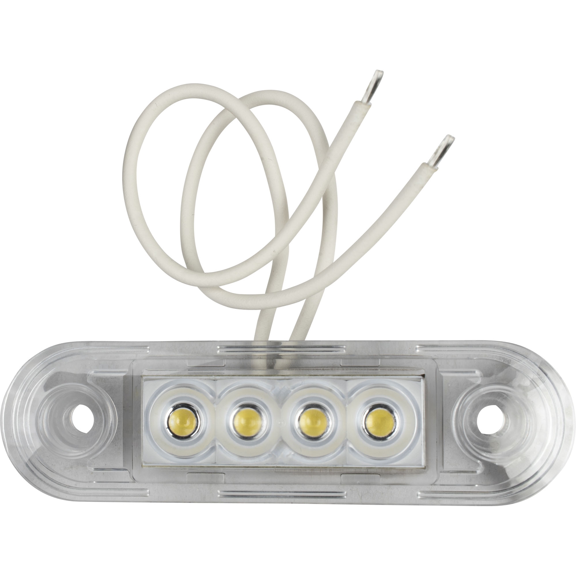 Begrenzungsleuchte LED, weiß, 12-36 V