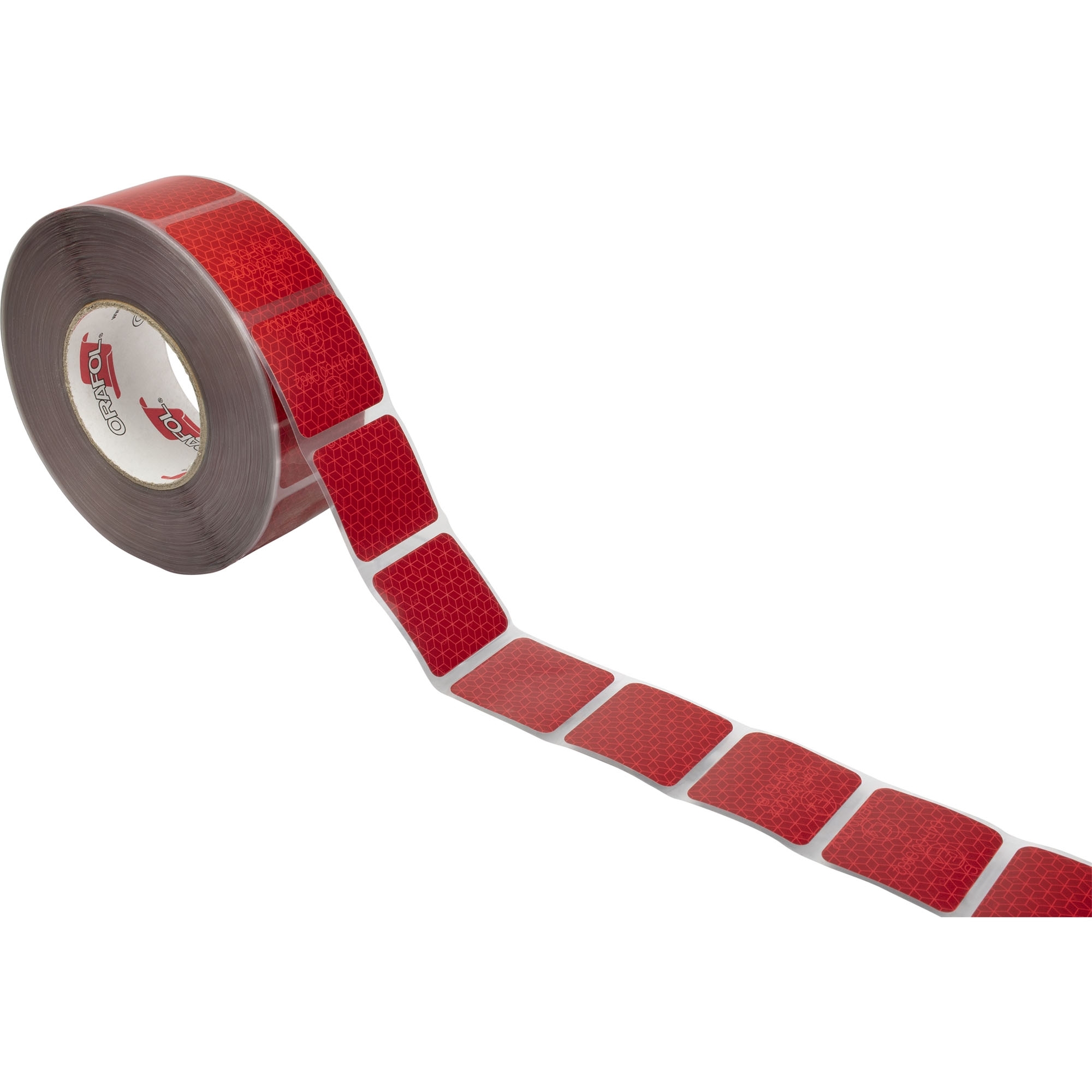 Warnmarkierungssegmente Orafol, rot, Preis pro M