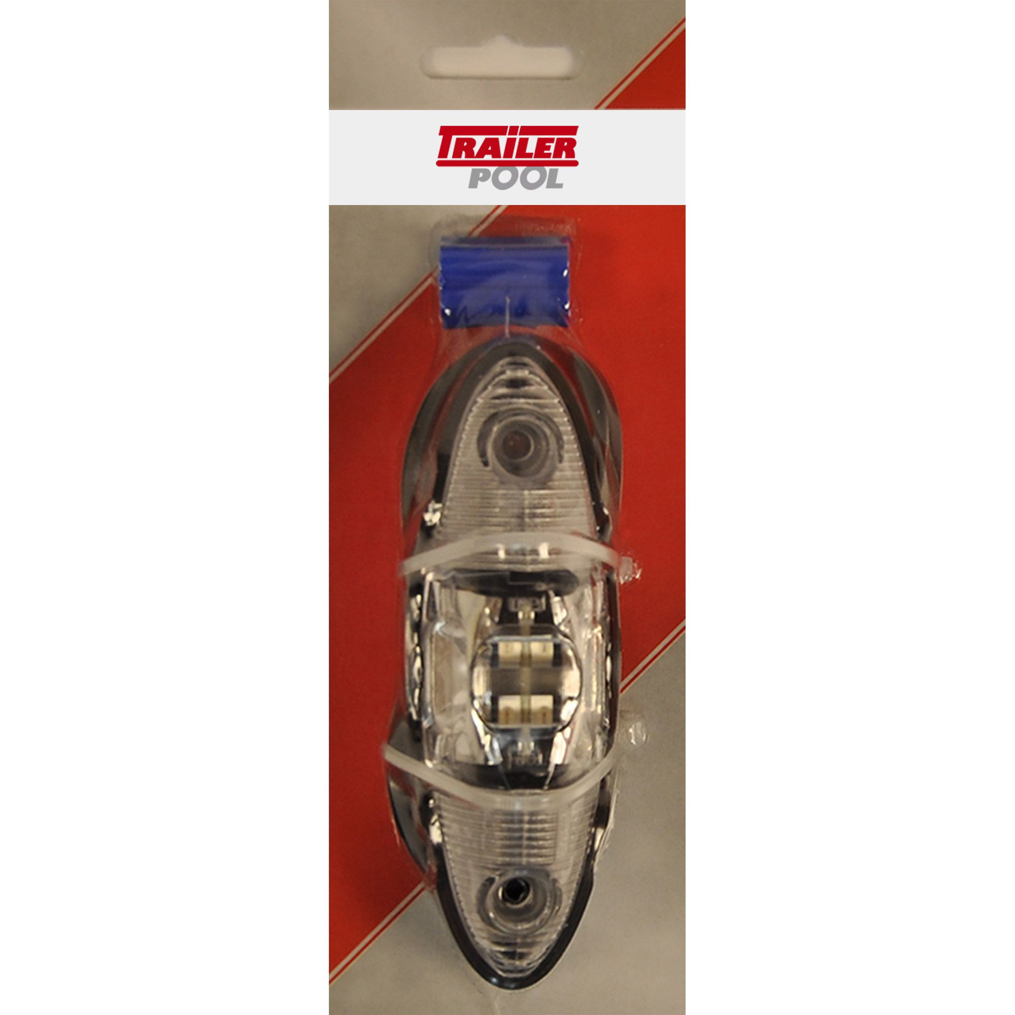 Begrenzungsleuchte LED, rot/weiß/gelb, verpackt