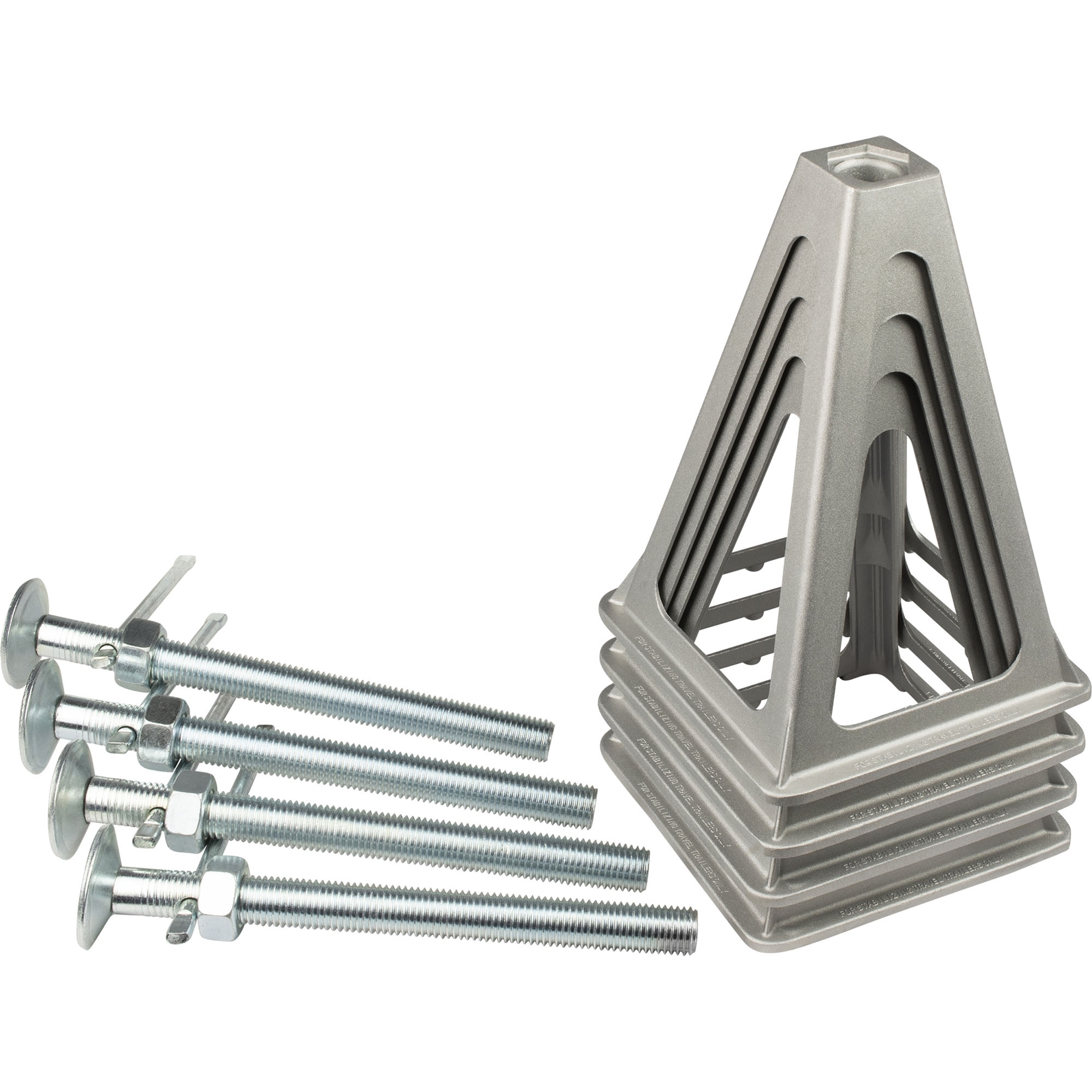 Stützenset für Caravan, Stützlast 900 kg, Höhe 280 – 430 mm