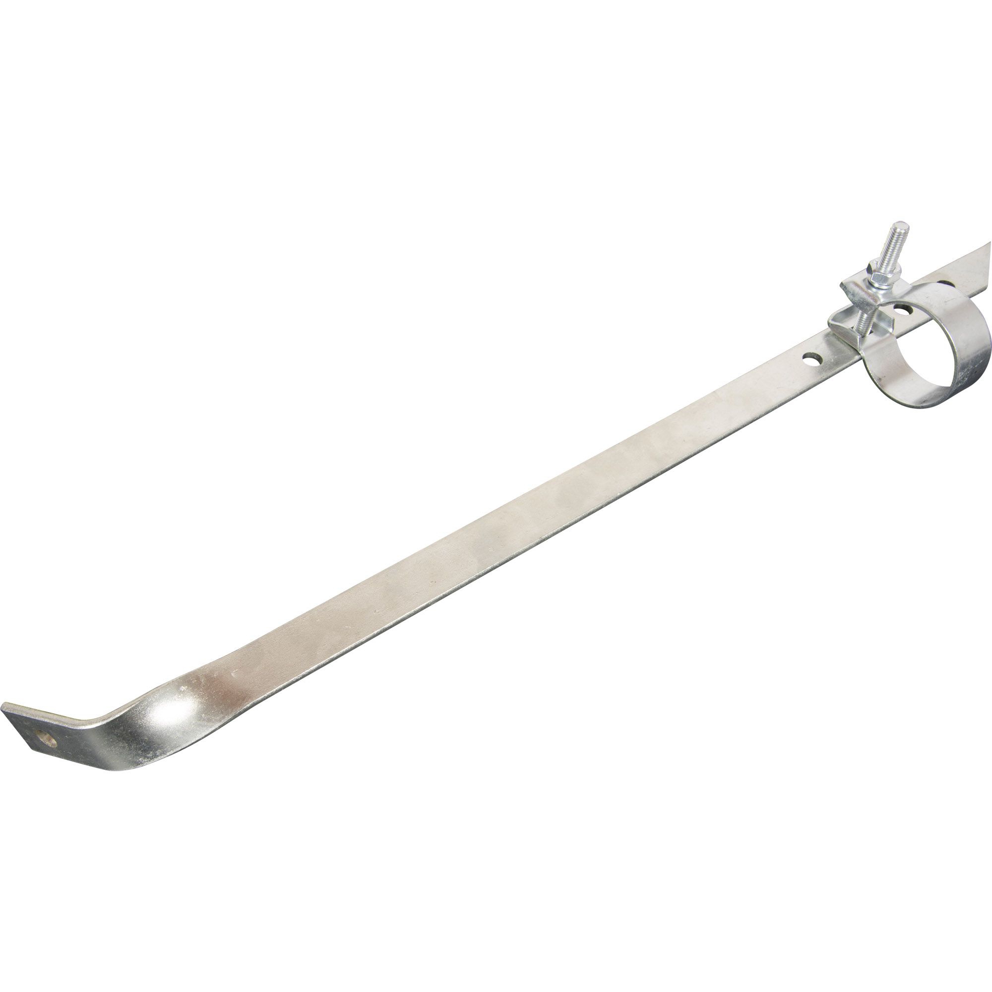 Stützradstrebe mit Rohrschelle, Rohr-Ø 60 mm Stützradstrebe mit Rohrschelle, Rohr-Ø 60 mm