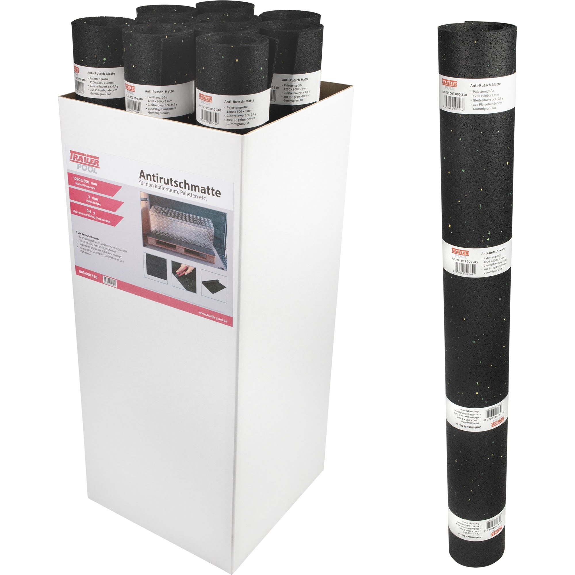 Antirutschmatten-Display, Inhalt 10 Stück