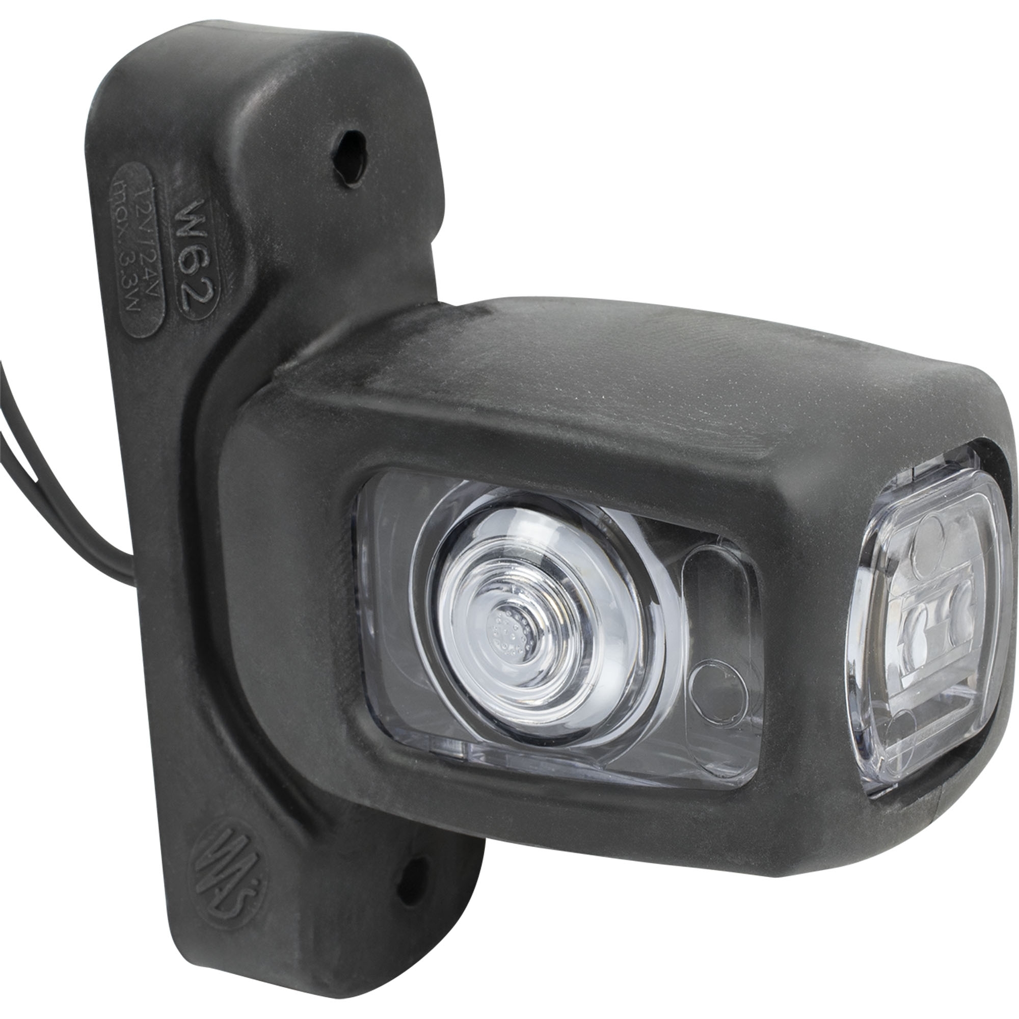 Begrenzungsleuchte LED, rot,weiß,gelb, 84x103x33mm