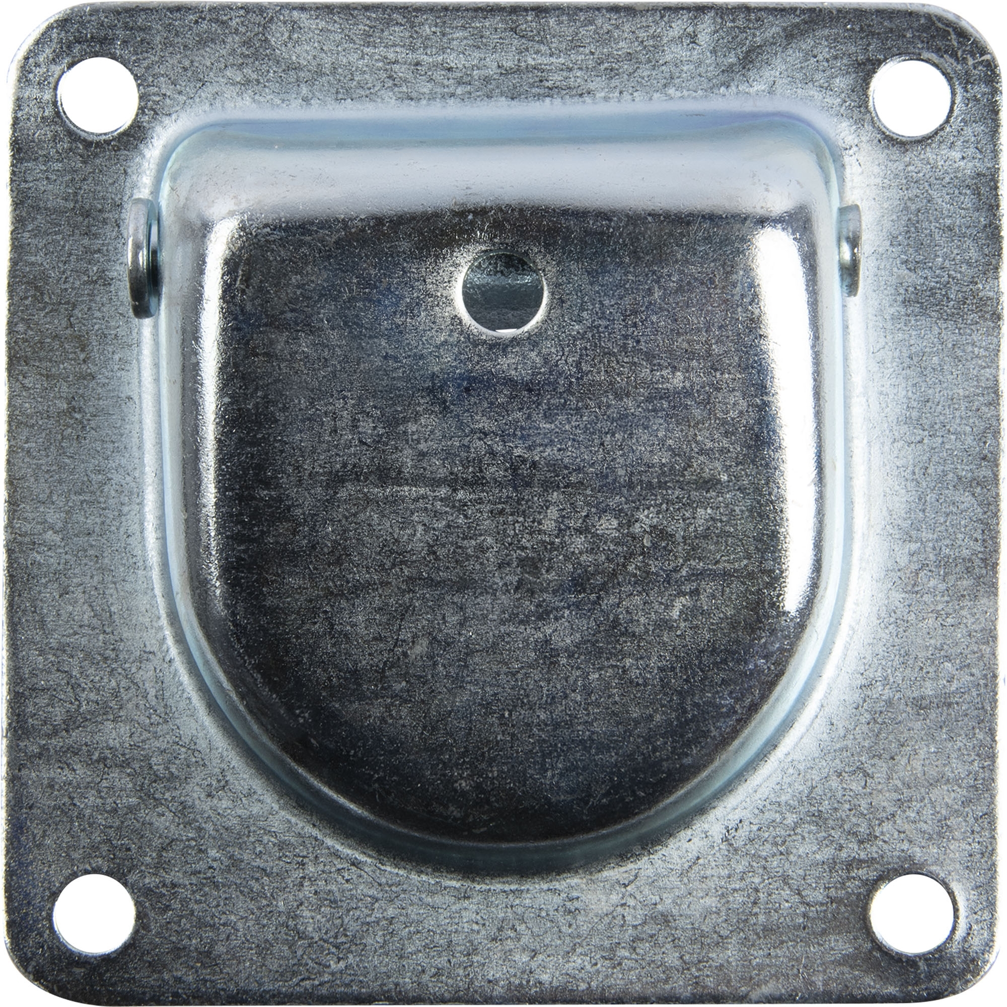 Zurrmulde mit Druckfeder, 105 x 105 mm, 800 daN