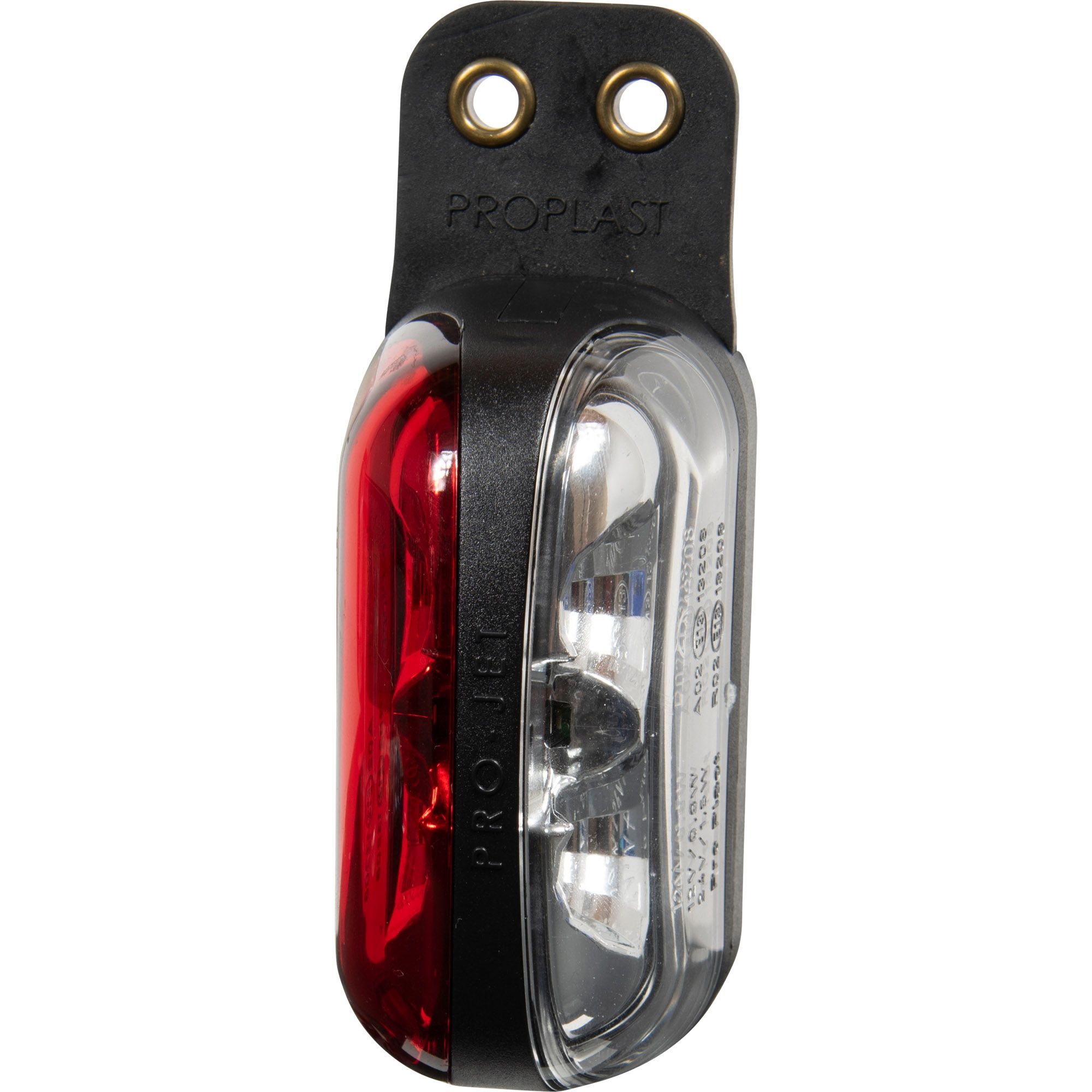 Begrenzungsleuchte LED rot/weiß 12/24 Volt | 014000499