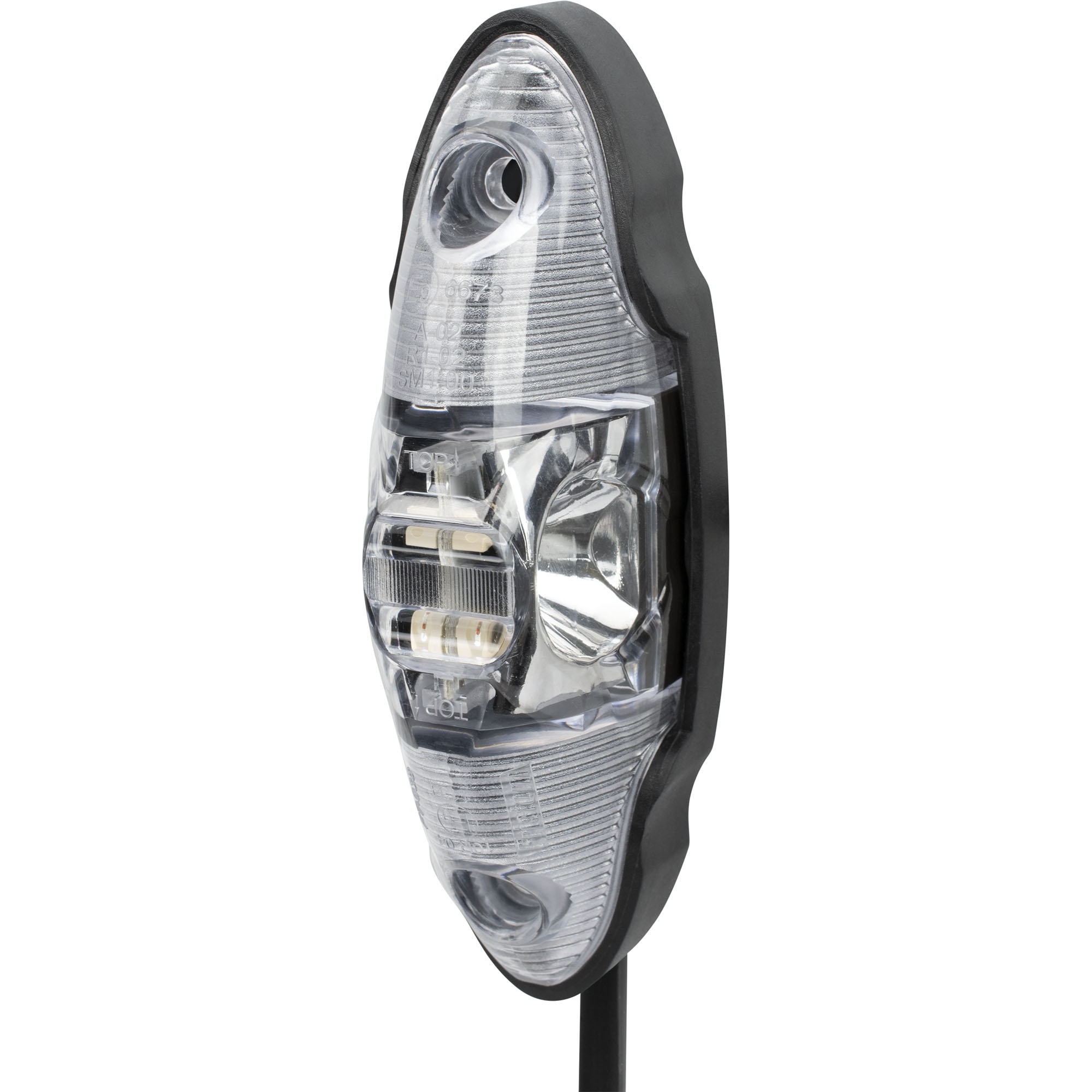 Begrenzungsleuchte LED, rot/weiß/gelb, 12/24 V