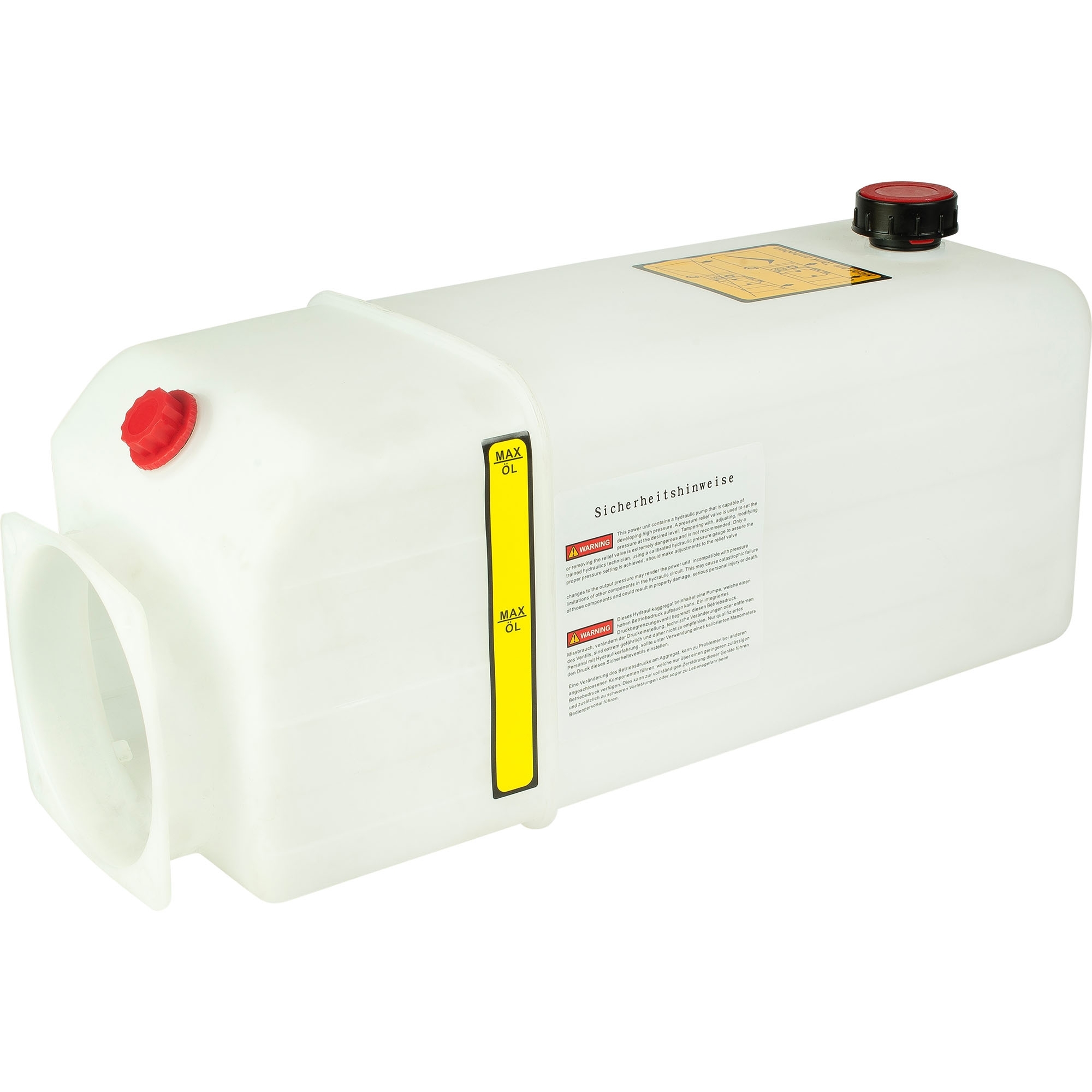Tank für Elektrohydraulikaggregat 8 Liter, Kunststoff