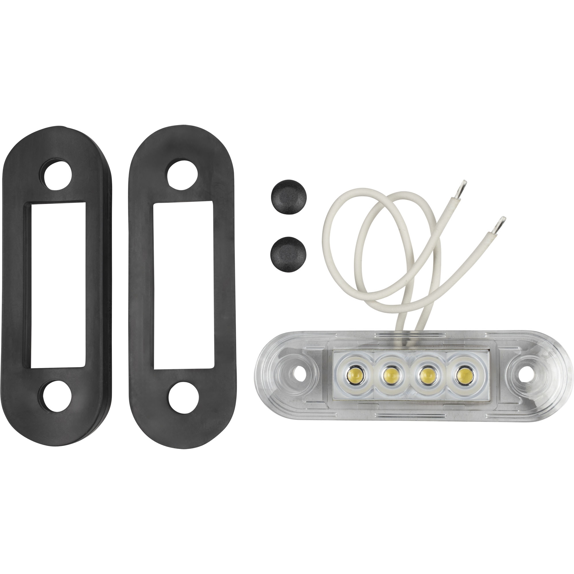 Begrenzungsleuchte LED, weiß, 12-36 V