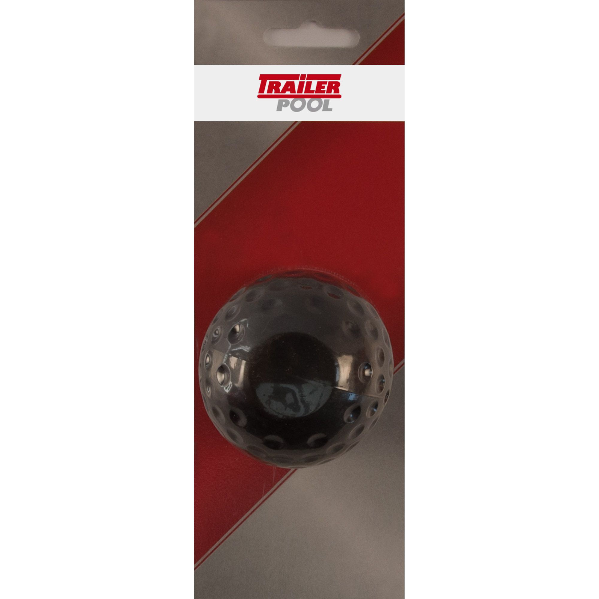 Soft Ball schwarz, Abdeckkappe, Blisterverpackt