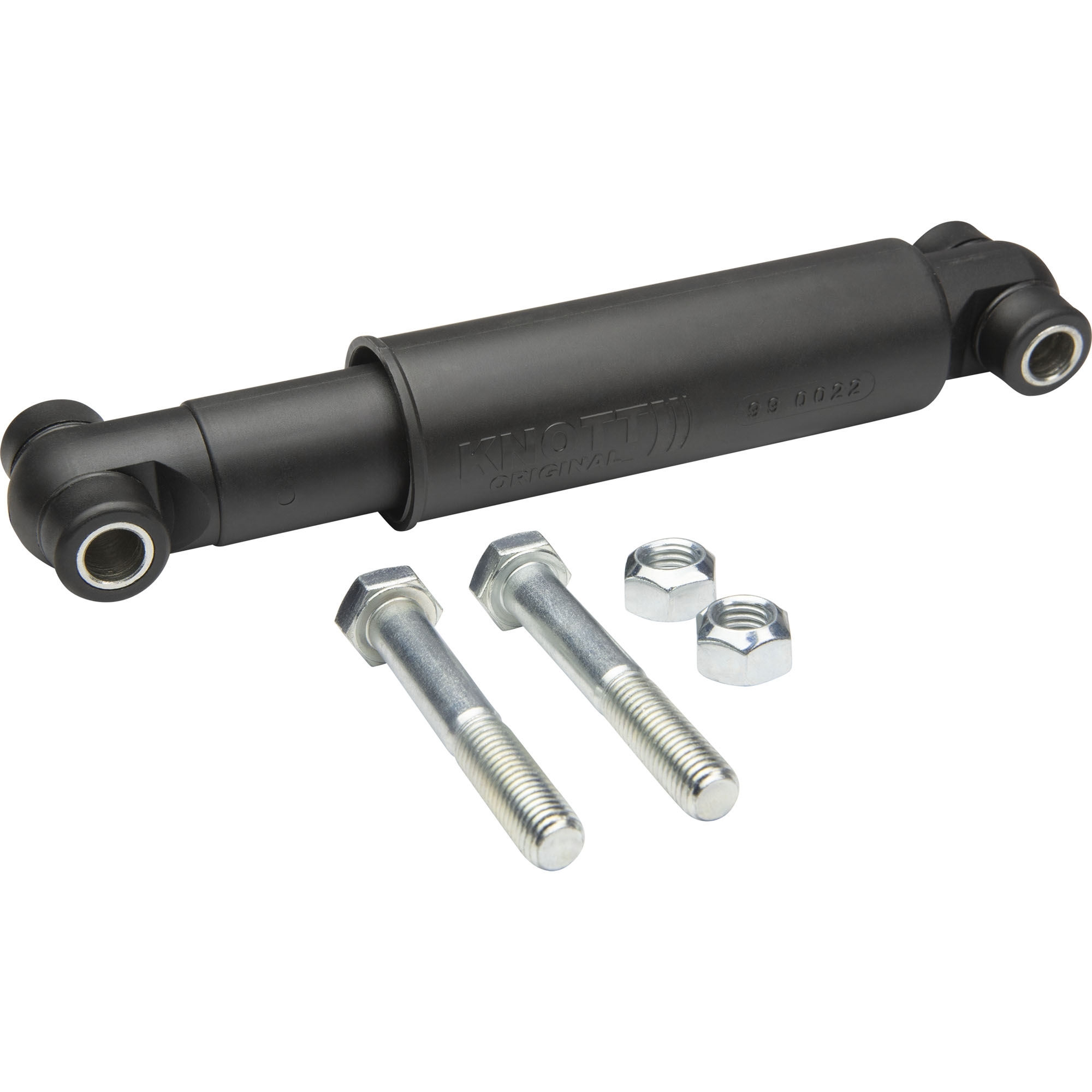 Radstoßdämpfer Knott, schwarz