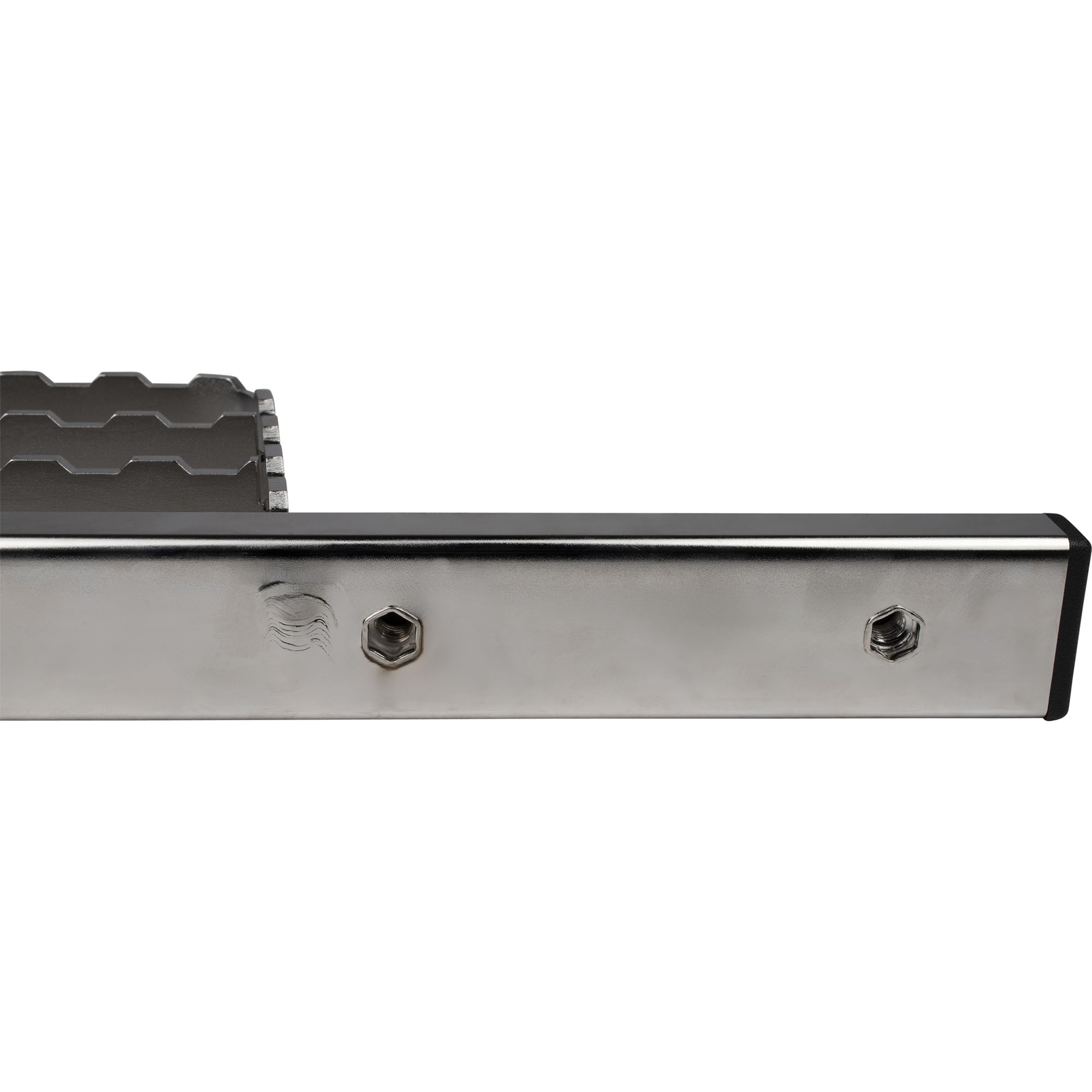 Heckauftritt für AHK, Edelstahl, 230 x 140 mm