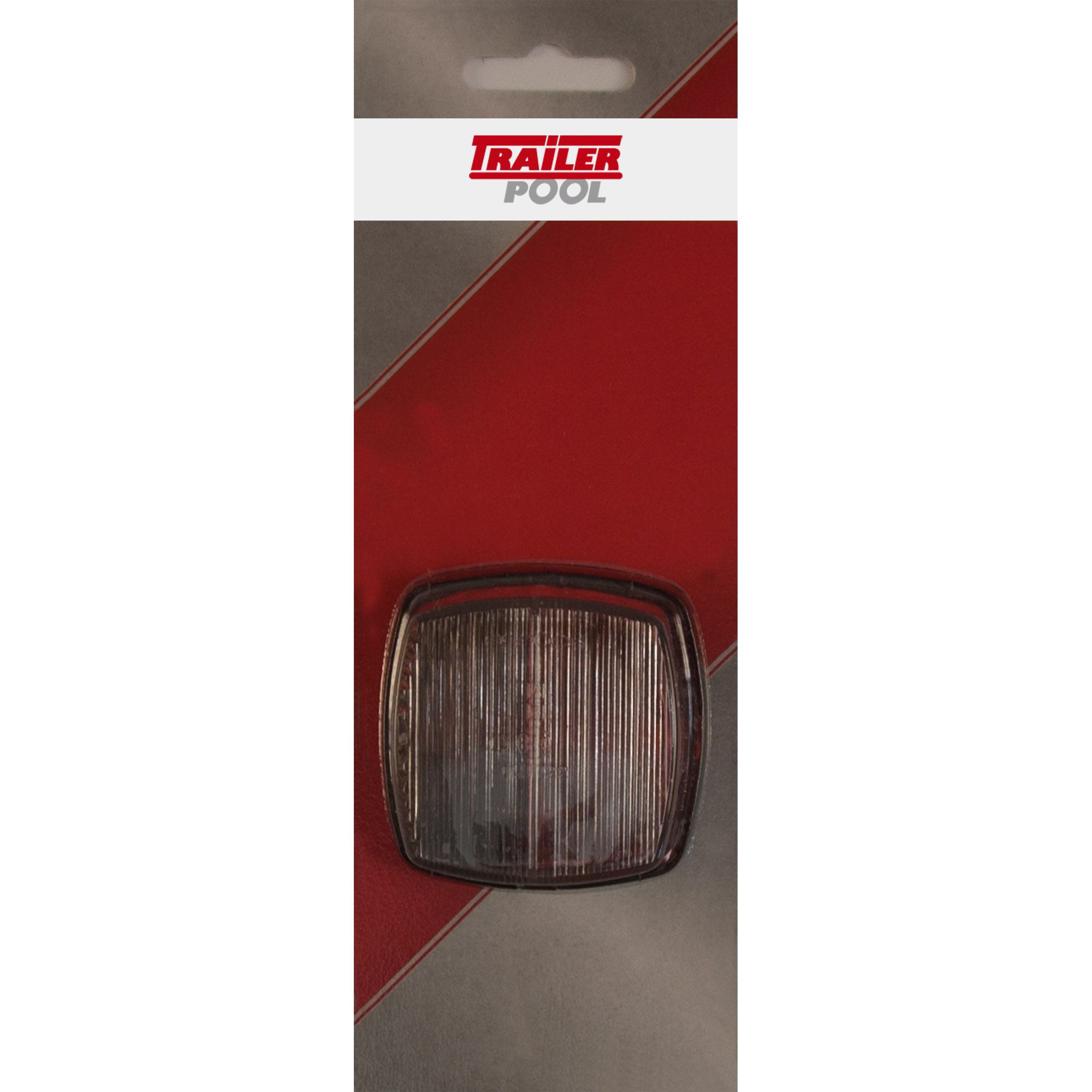 Begrenzungsleuchte SP 62 rechteckig rot/weiß