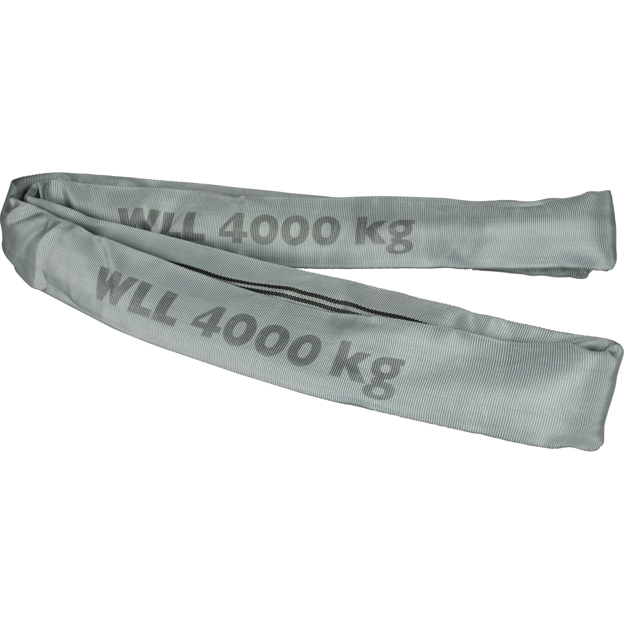 Rundschlinge 4000 kg, L 4000 mm, U 8000 mm, grau