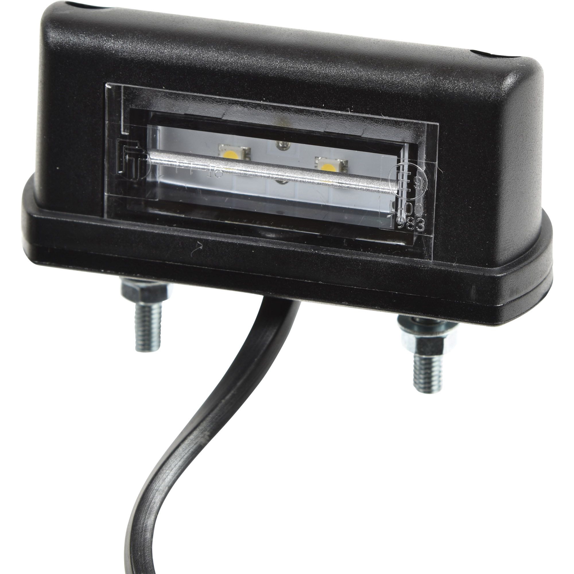 Kennzeichenleuchte LED, mit Sockel, 500 mm Kabel Kennzeichenleuchte LED, mit Sockel, 500 mm Kabel