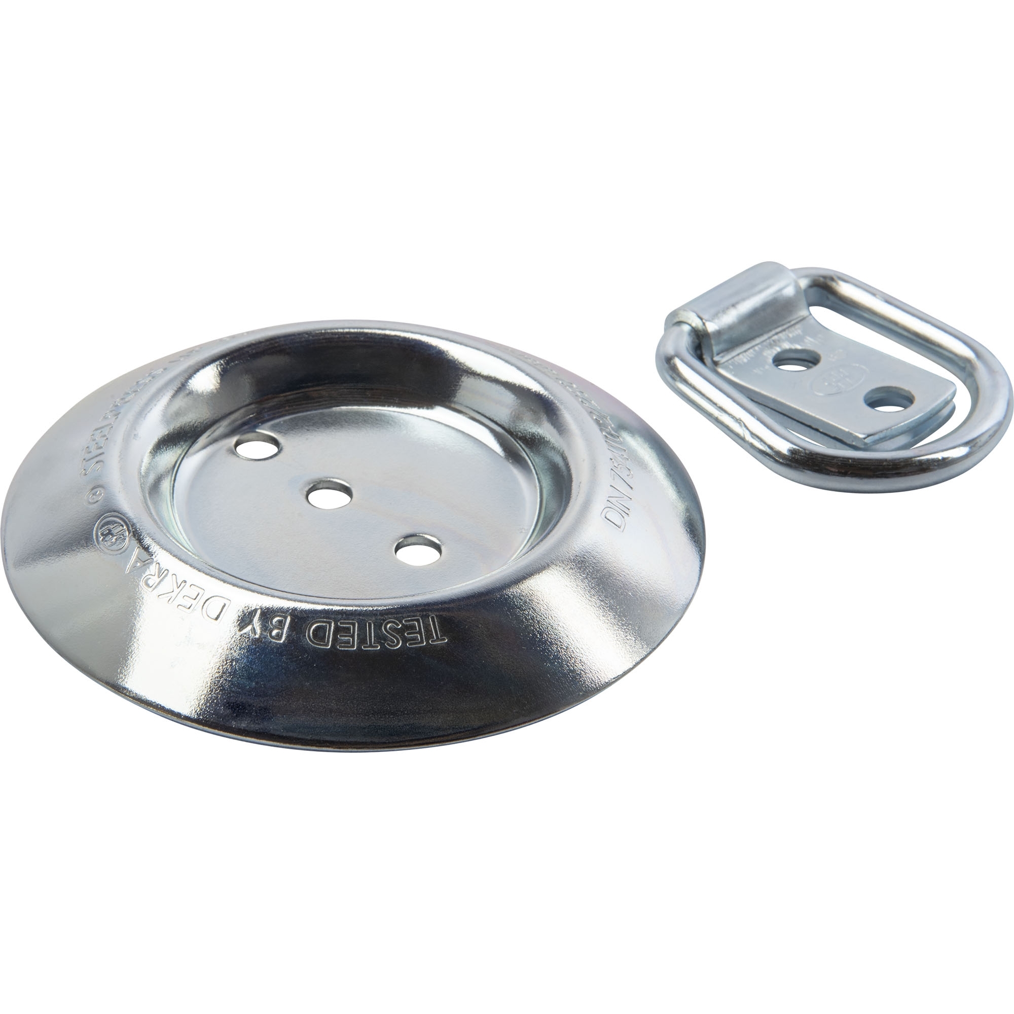 Zurrmulde Aufbau Tellerform, 250 daN, Höhe 13 mm