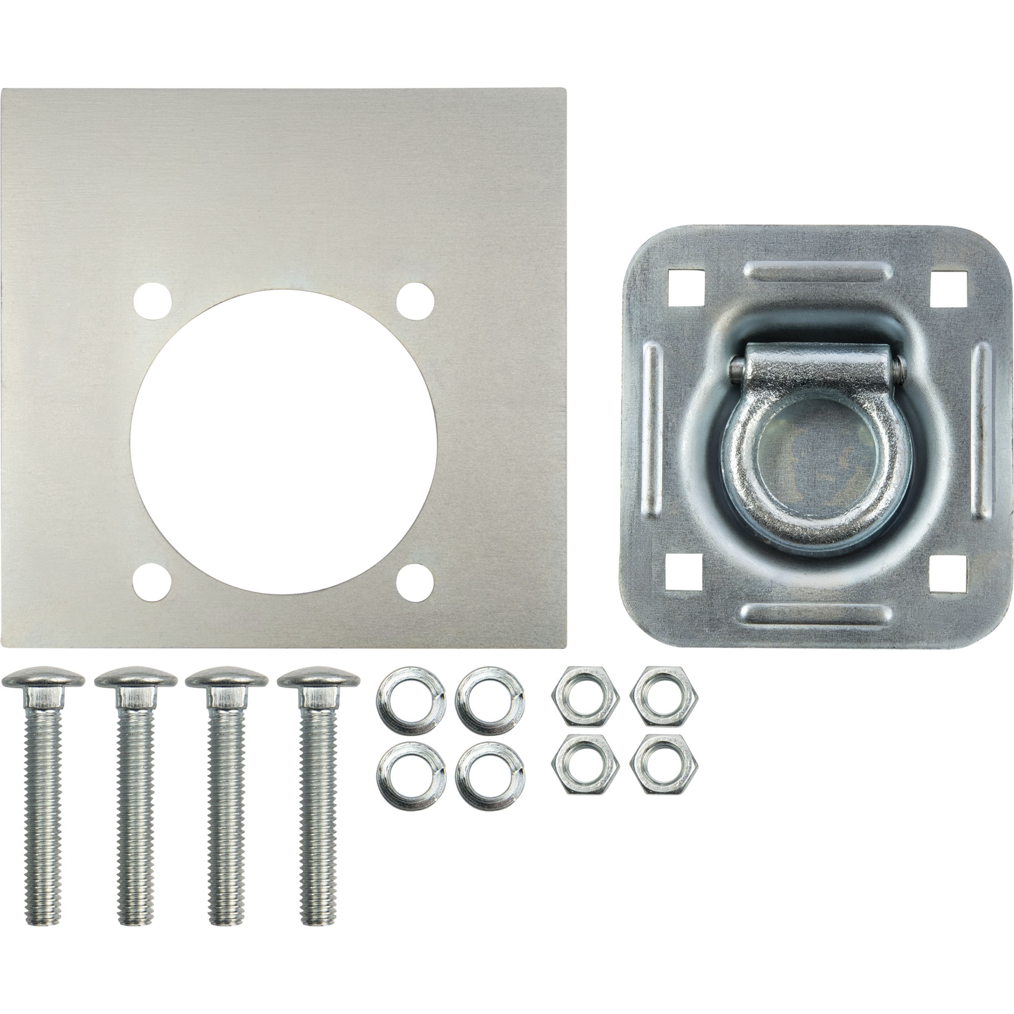 Zurrmulde 1000 daN, 123 x 115 mm