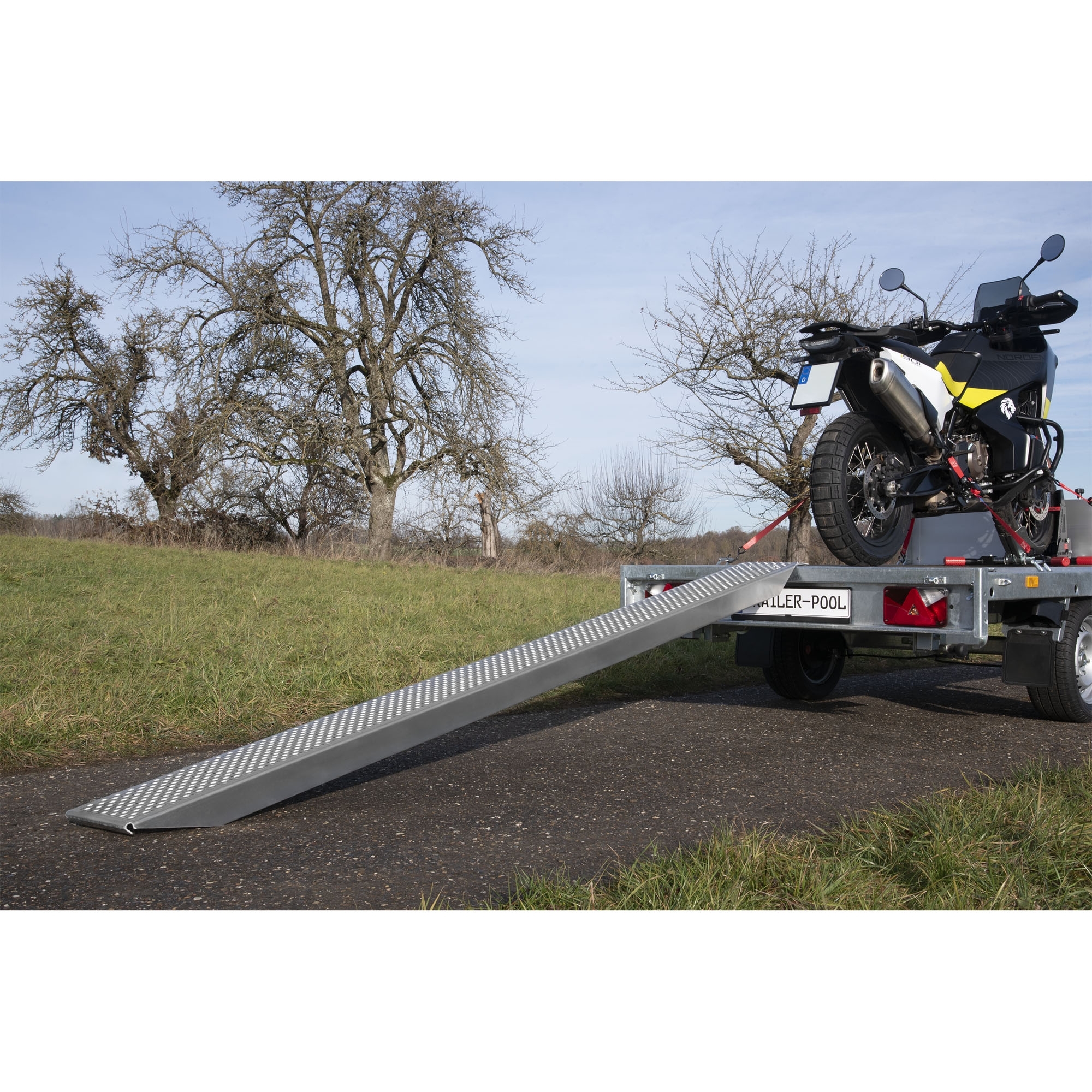 1 Paar Verladeschienen gerade, Alu, Länge 3000 mm, 1000 kg