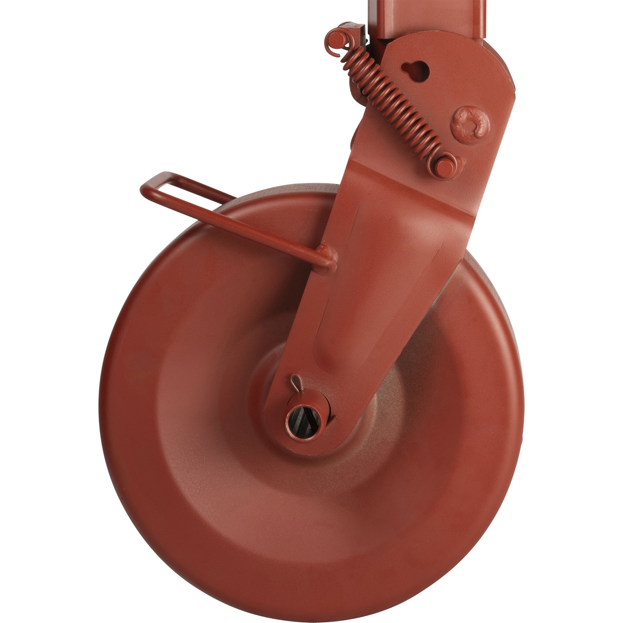 Stahl-Stützrad 80 mm vierkant, Stützlast 1900 kg
