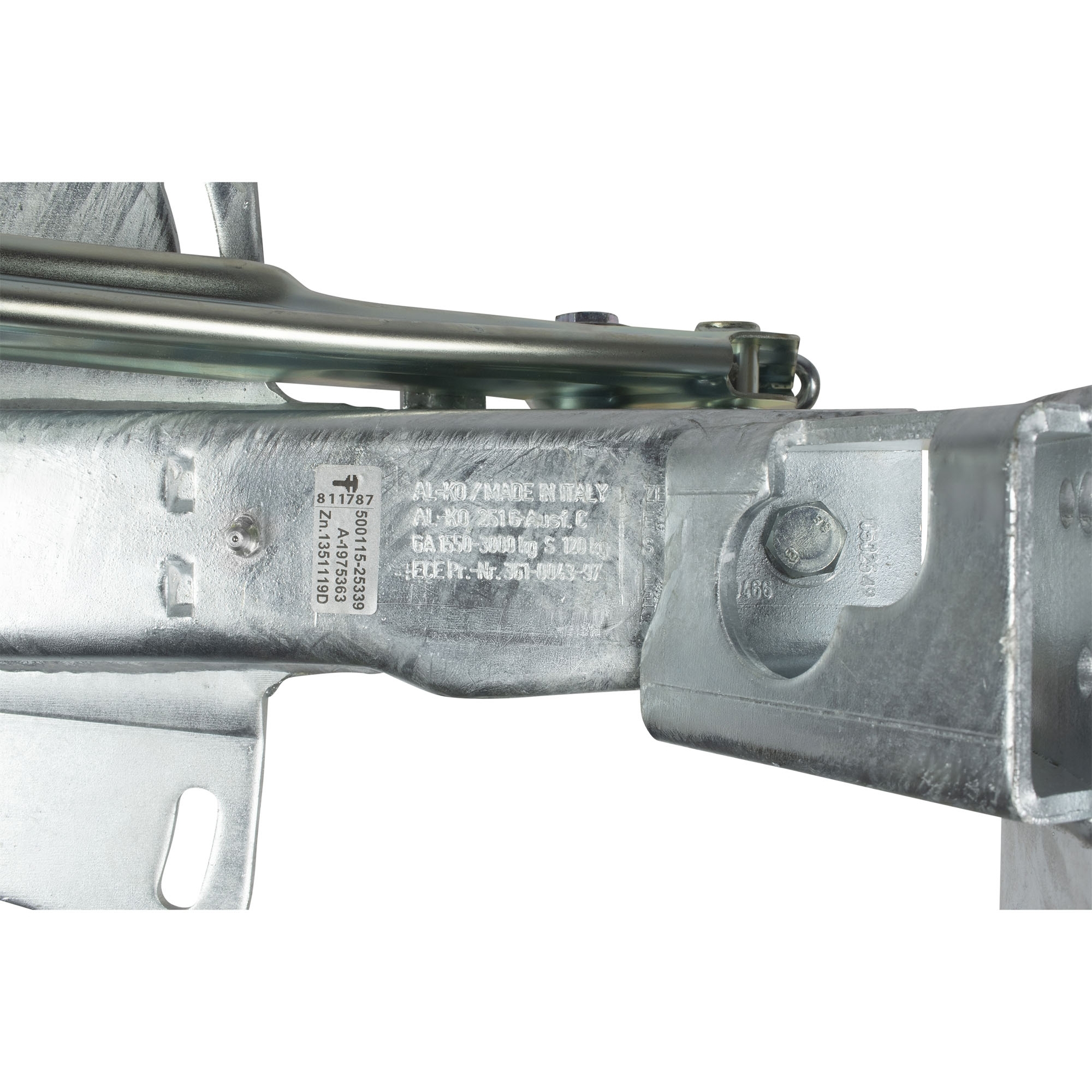 Auflaufeinrichtung AL-KO, V, Typ 251G Stahl, Oben, mit Stützradkonsole