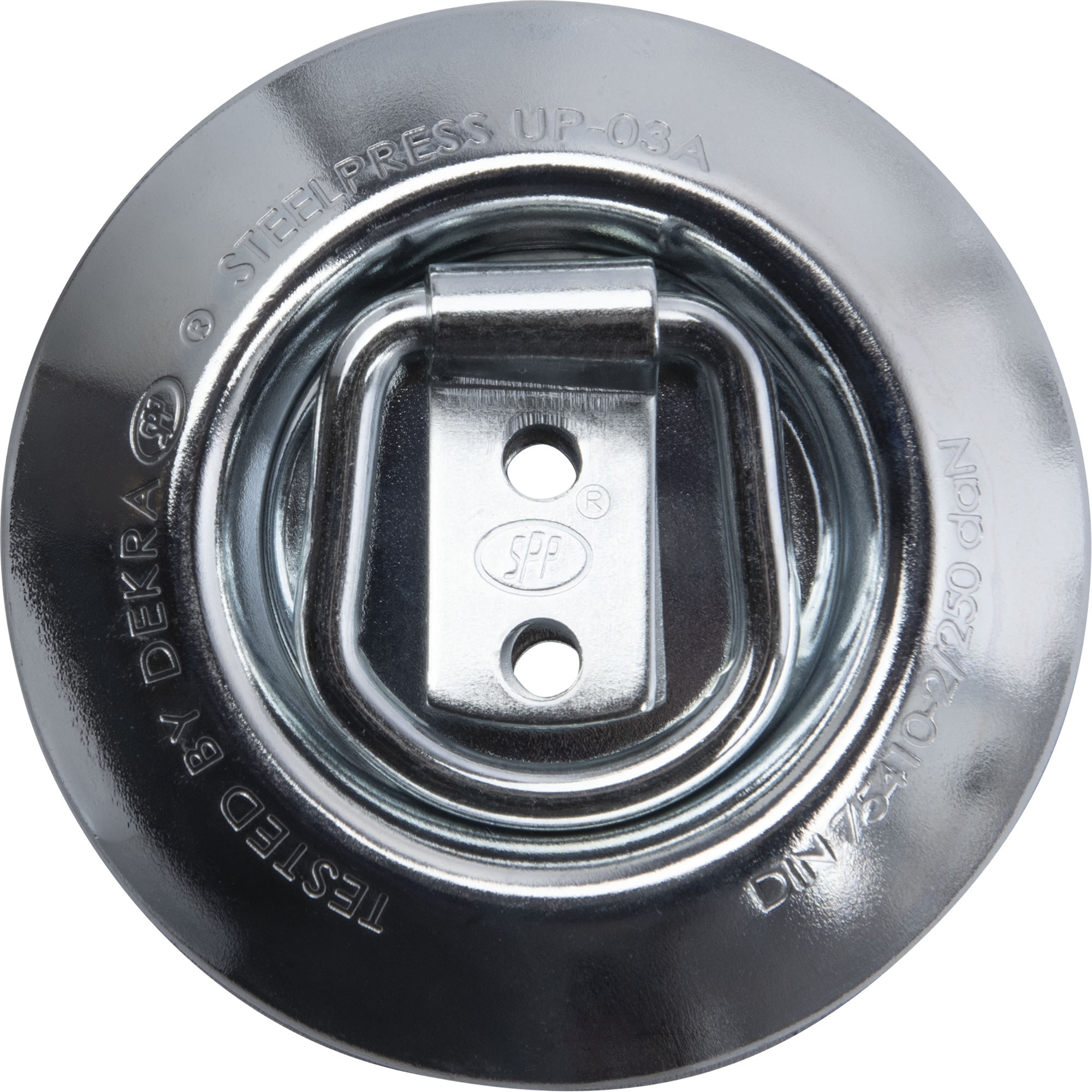 Zurrmulde Aufbau Tellerform, 250 daN, Höhe 13 mm