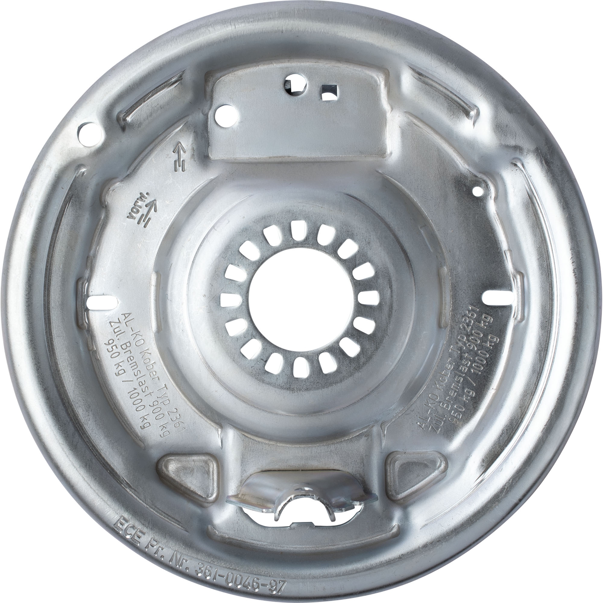 Bremsankerblech AL-KO, RB 2361 AAA, 230 x 60, links