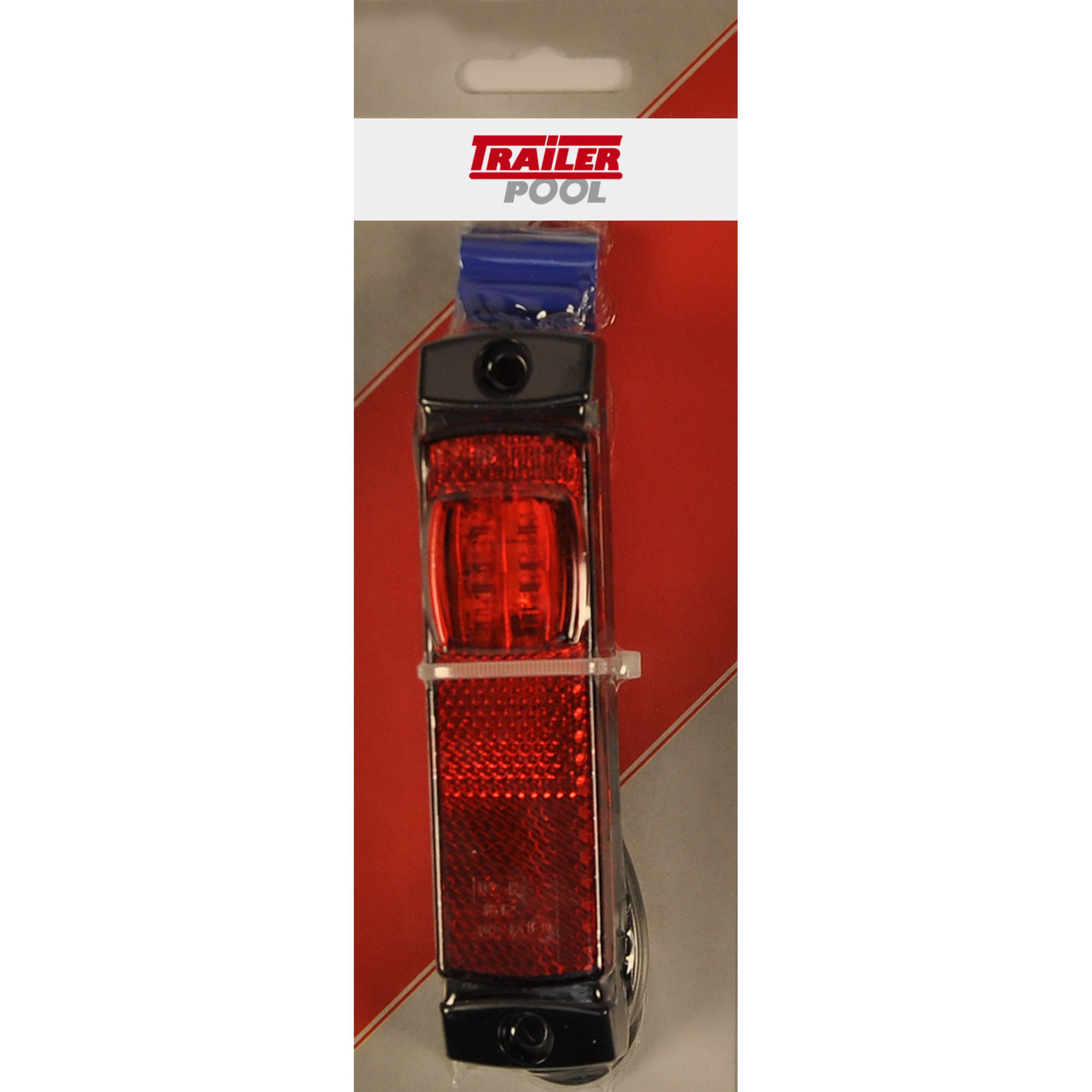 Bregrenzungsleuchte LED, rot, 12/24 Volt, verpackt