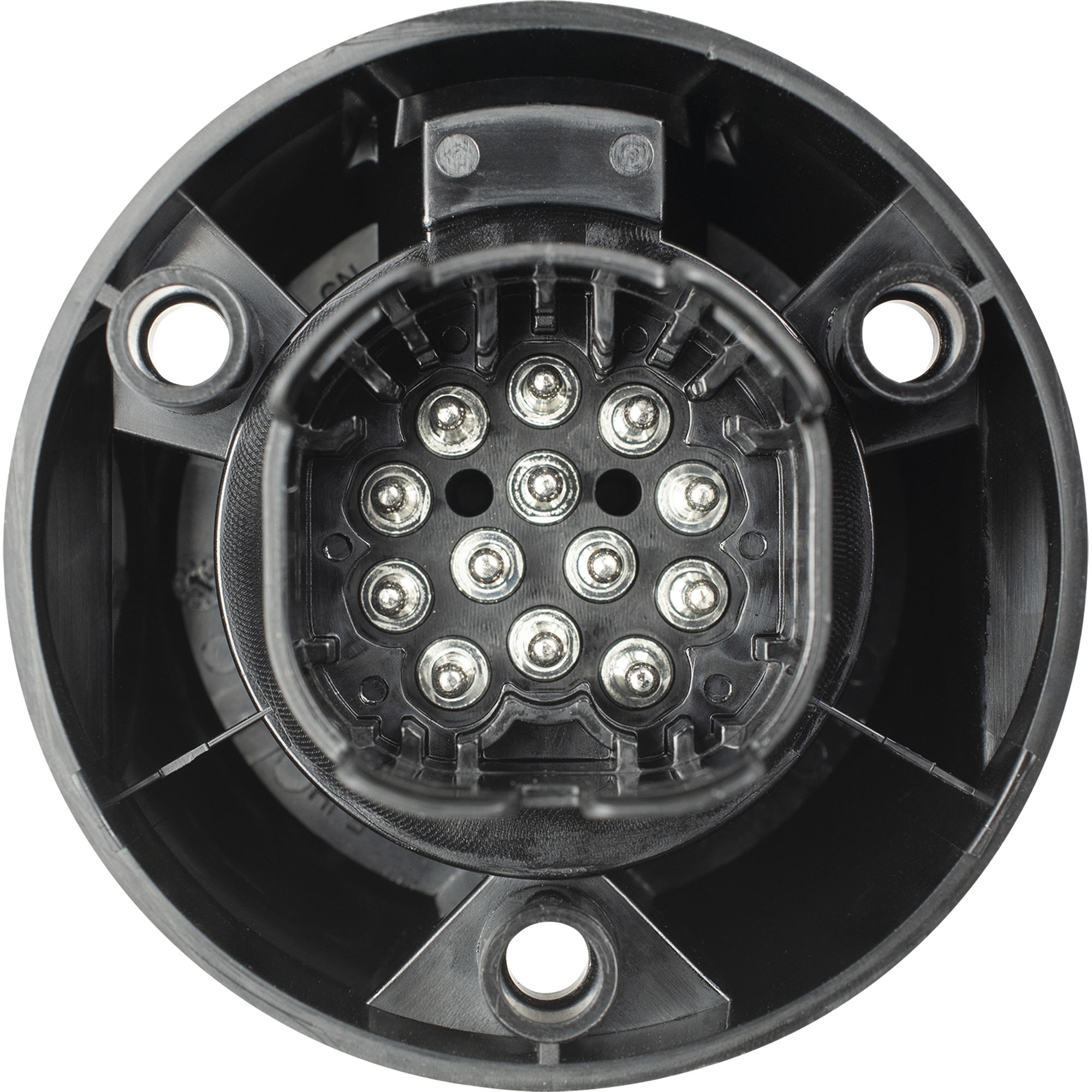 Steckdose 13-polig, 12V, Kunststoff, wasserdicht