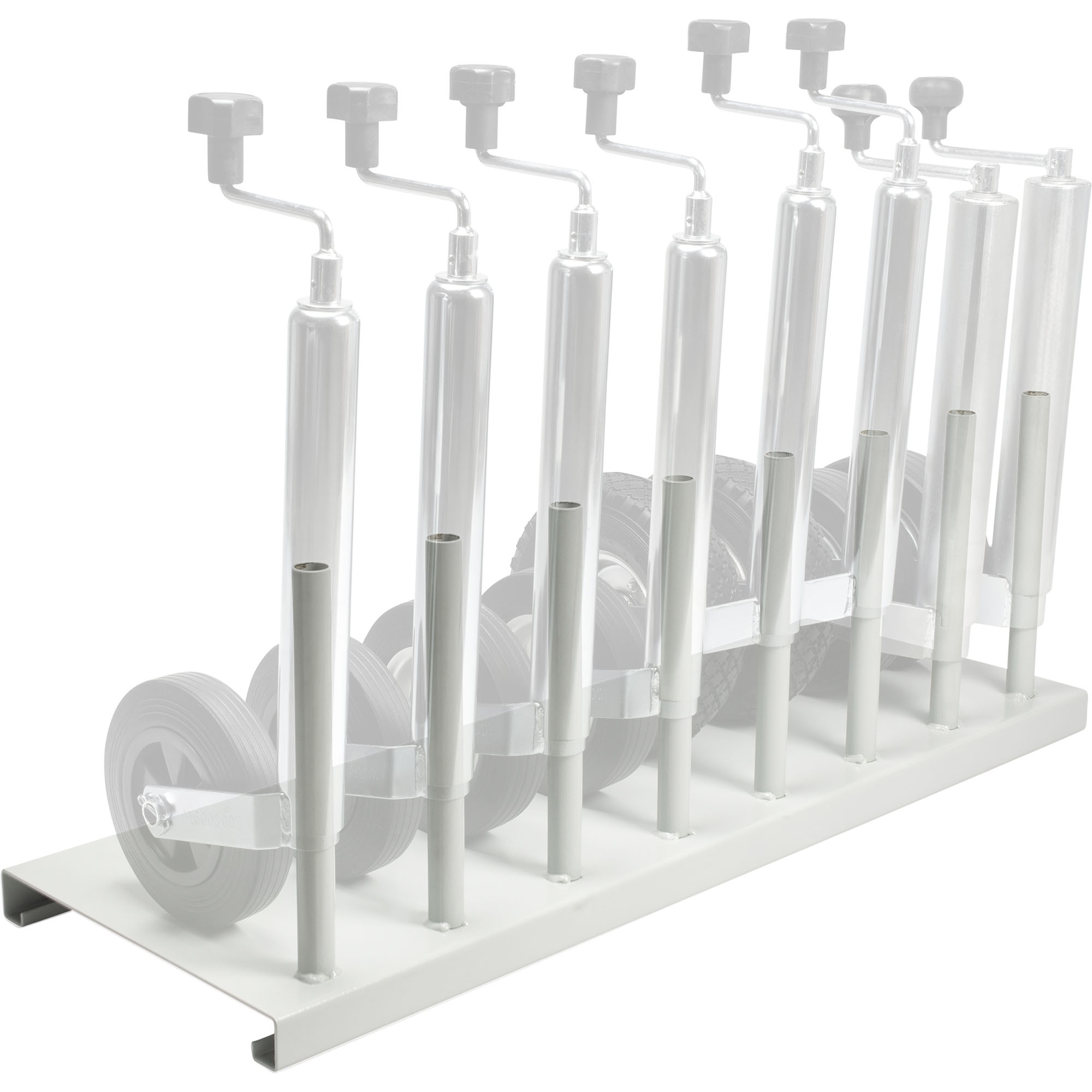 Stützrad-Verkaufsdisplay, für 8 Stützräder