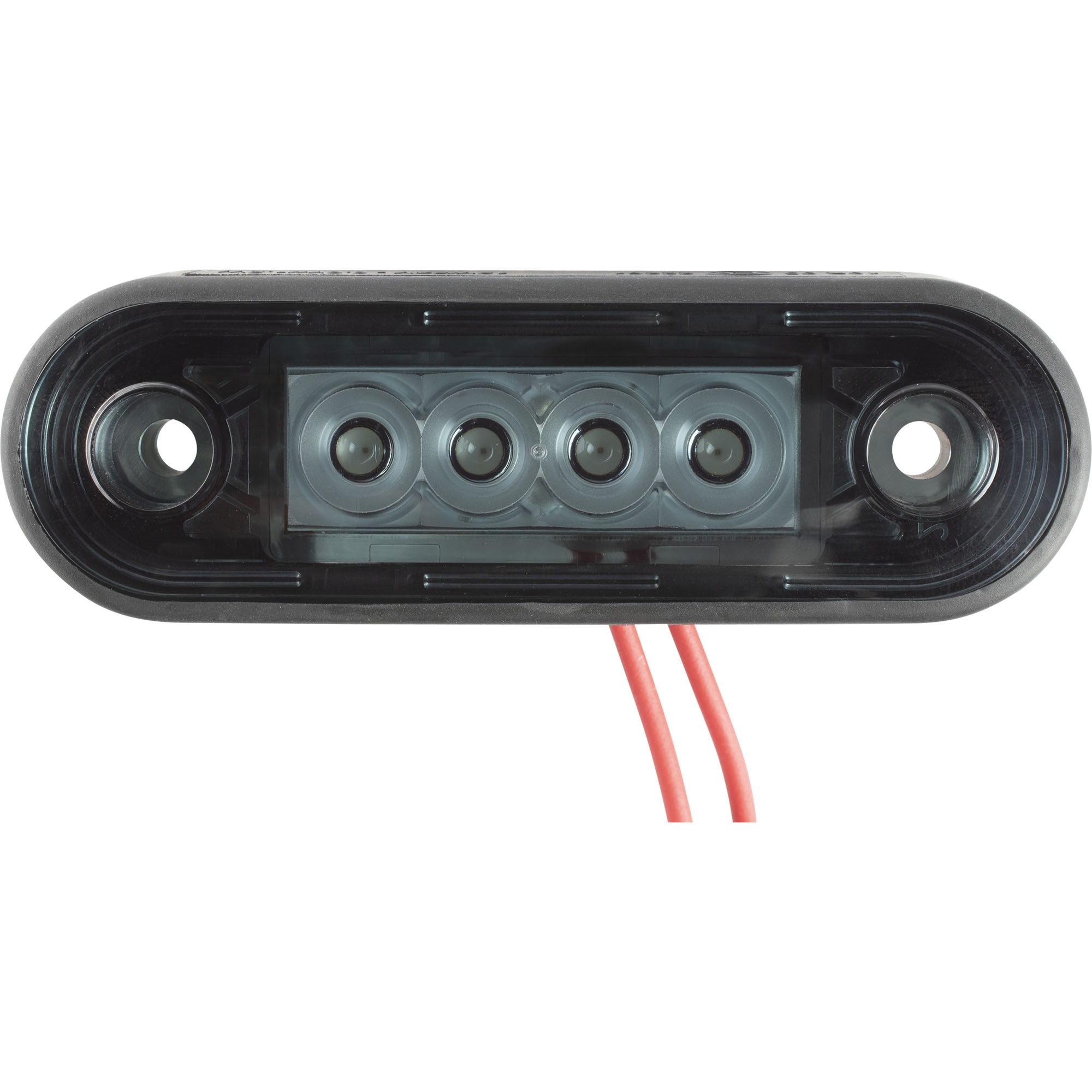 Begrenzungsleuchte LED, rot, 12-36 V, DARK Version