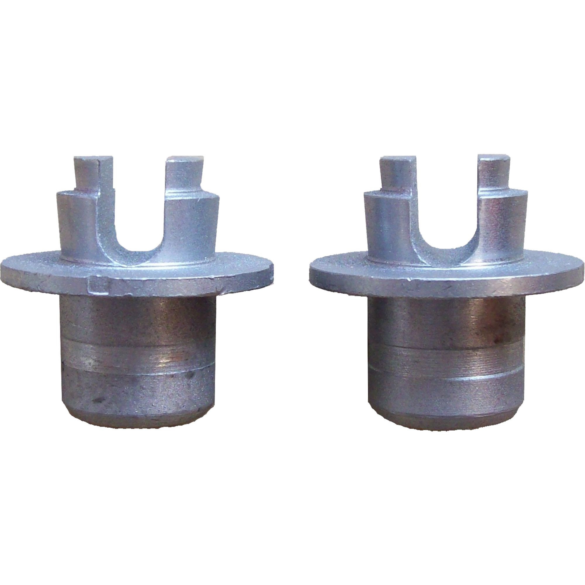 1 Paar Kombi-Endstück, Ø 19/24 mm, Schlitz 9 mm 1 Paar Kombi-Endstück, Ø 19/24 mm, Schlitz 9 mm