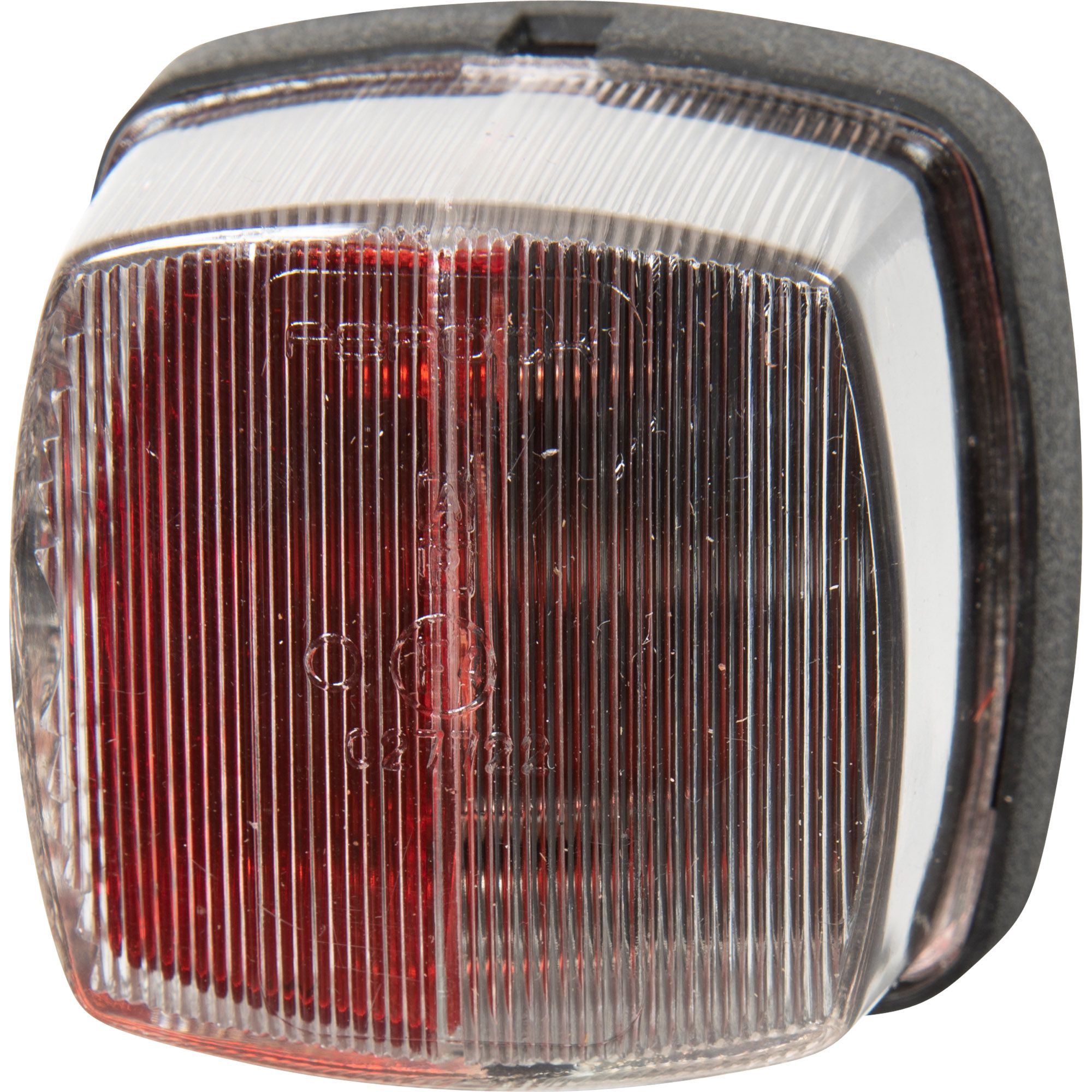 Begrenzungsleuchte SP 62 rechteckig rot/weiß