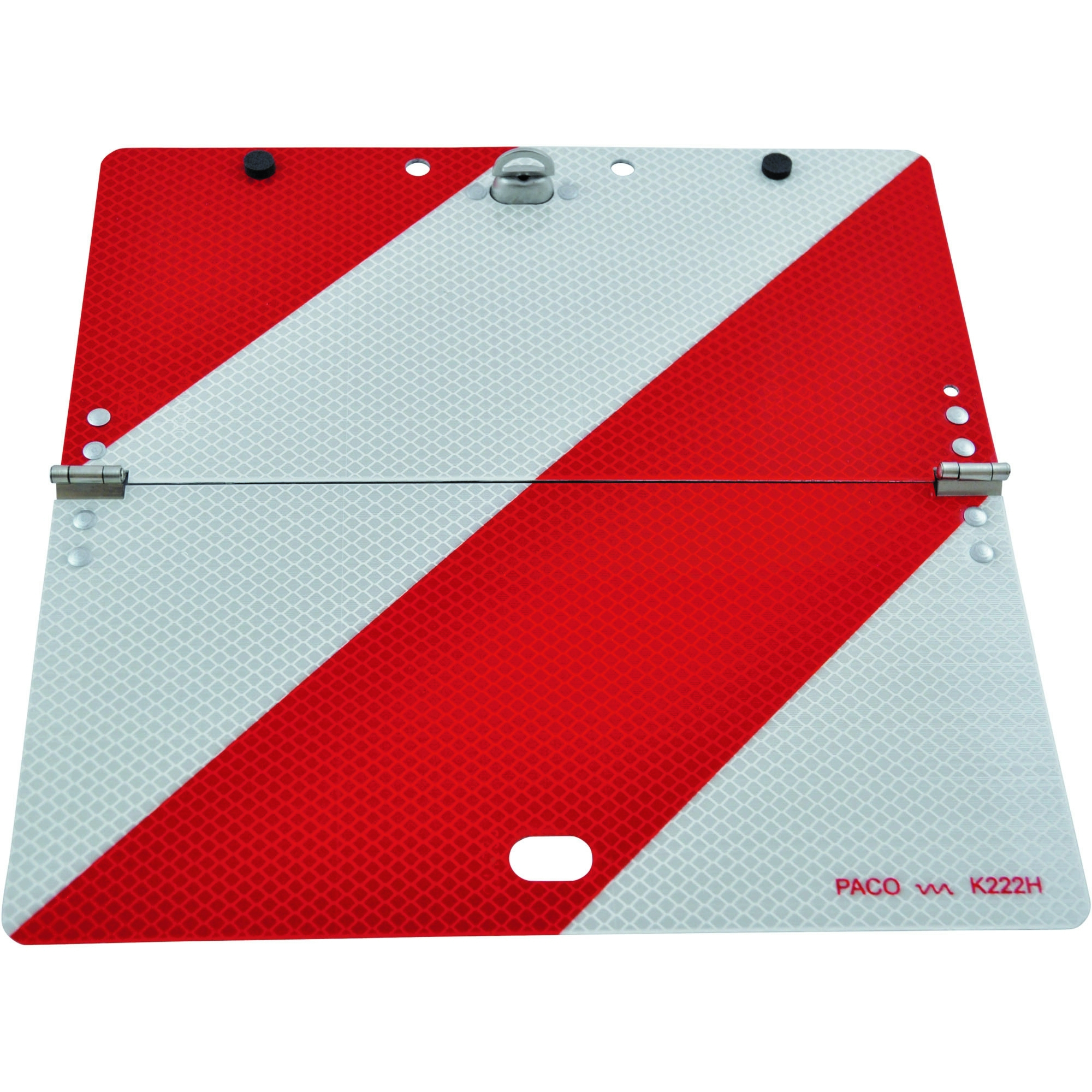 Parkwarntafel, klappbar Stahlblech 285 x 285 links