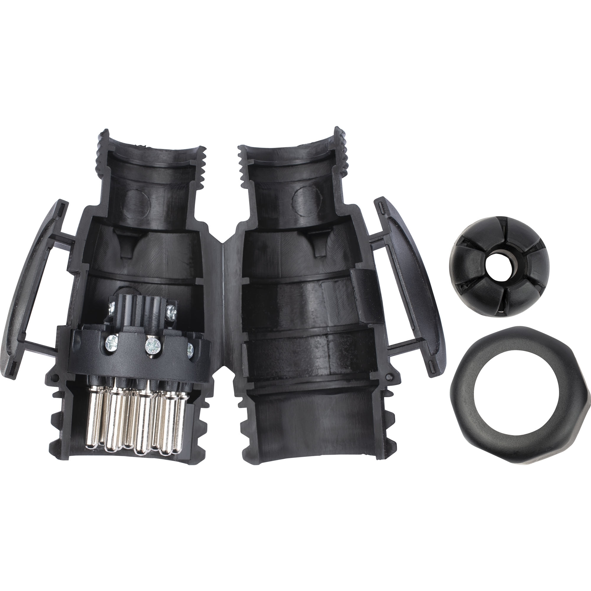 Stecker 13-polig, 12V, Kunststoff, steckbar