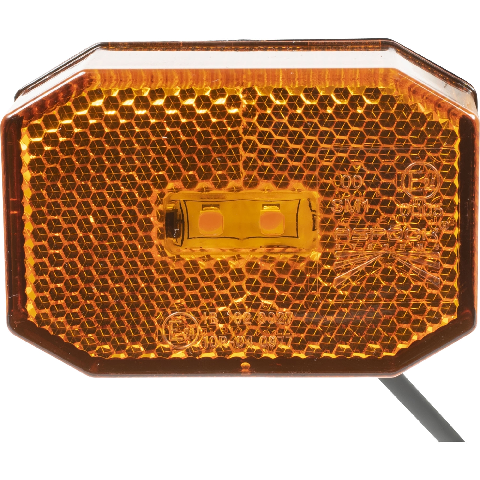 Seitenmarkierungsleuchte Aspöck Flexipoint LED, gelb, DC-Kabel